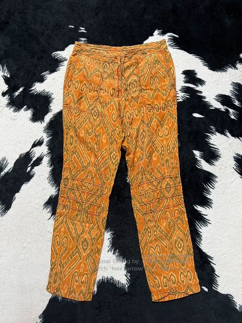 Dries Van Noten Dries Van Noten Silk Crop Pants Size 35" - 2 Thumbnail