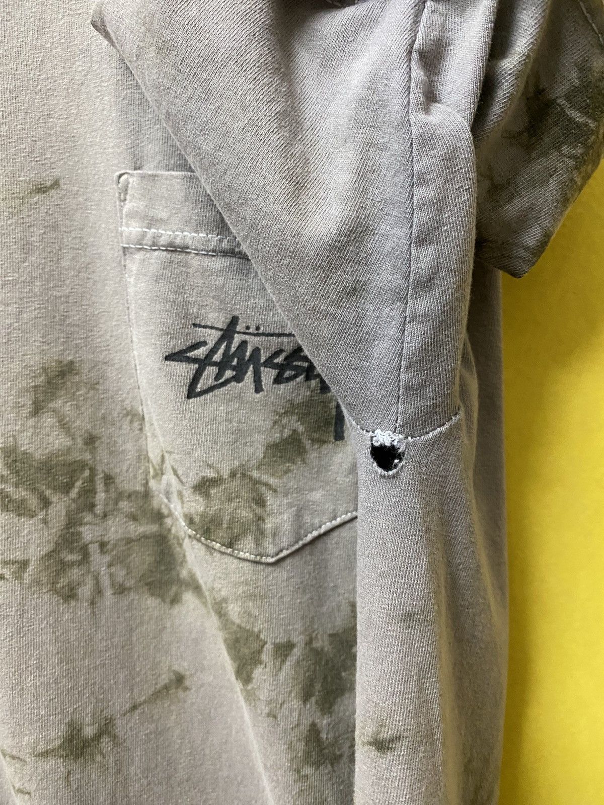 Stussy Stussy Tye Dye Single Poket Tshirt Short Sleeve Size US M / EU 48-50 / 2 - 5 Thumbnail