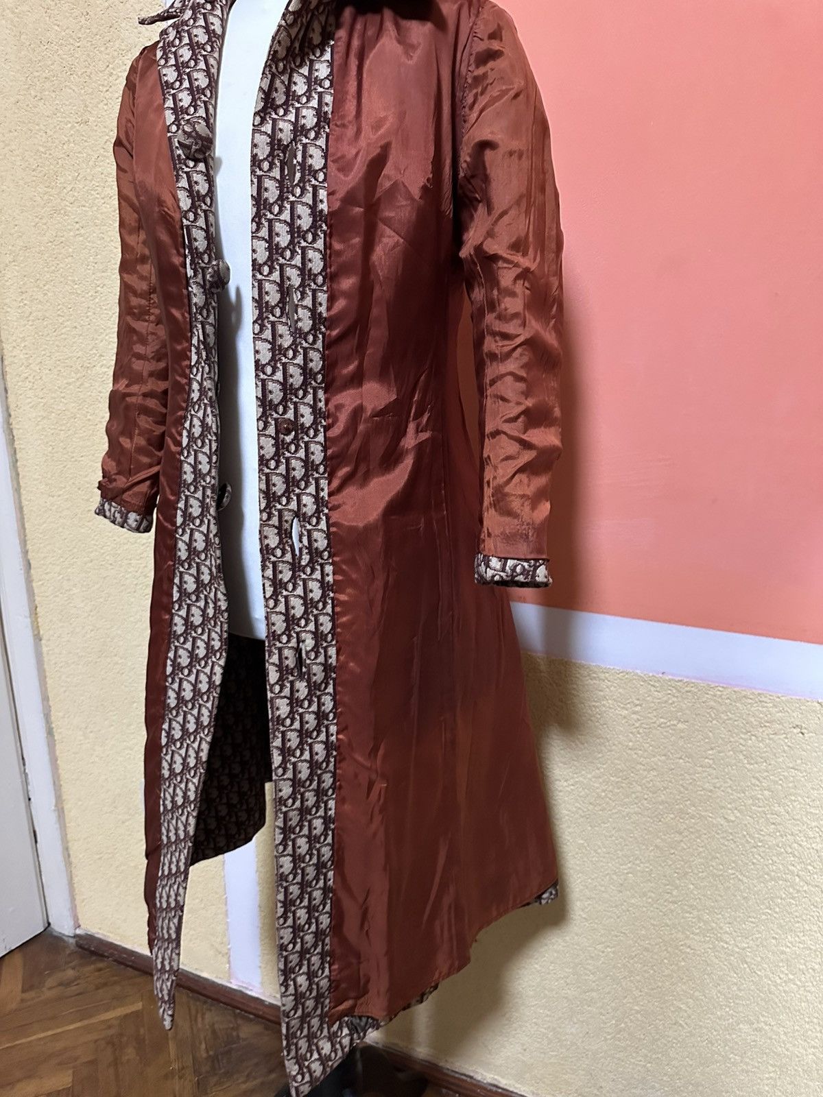 Christian Dior Monsieur Christian Dior by Marc Bohan 1970's Trotter Logo Print trenc Size XL / US 12-14 / IT 48-50 - 19 Thumbnail