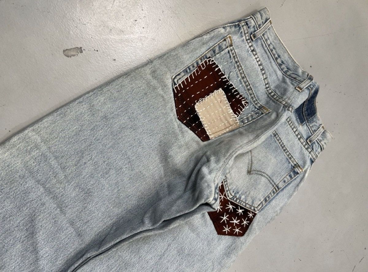 Levi's Vintage Levi’s shashiko rework denim Size US 28 / EU 44 - 7 Thumbnail