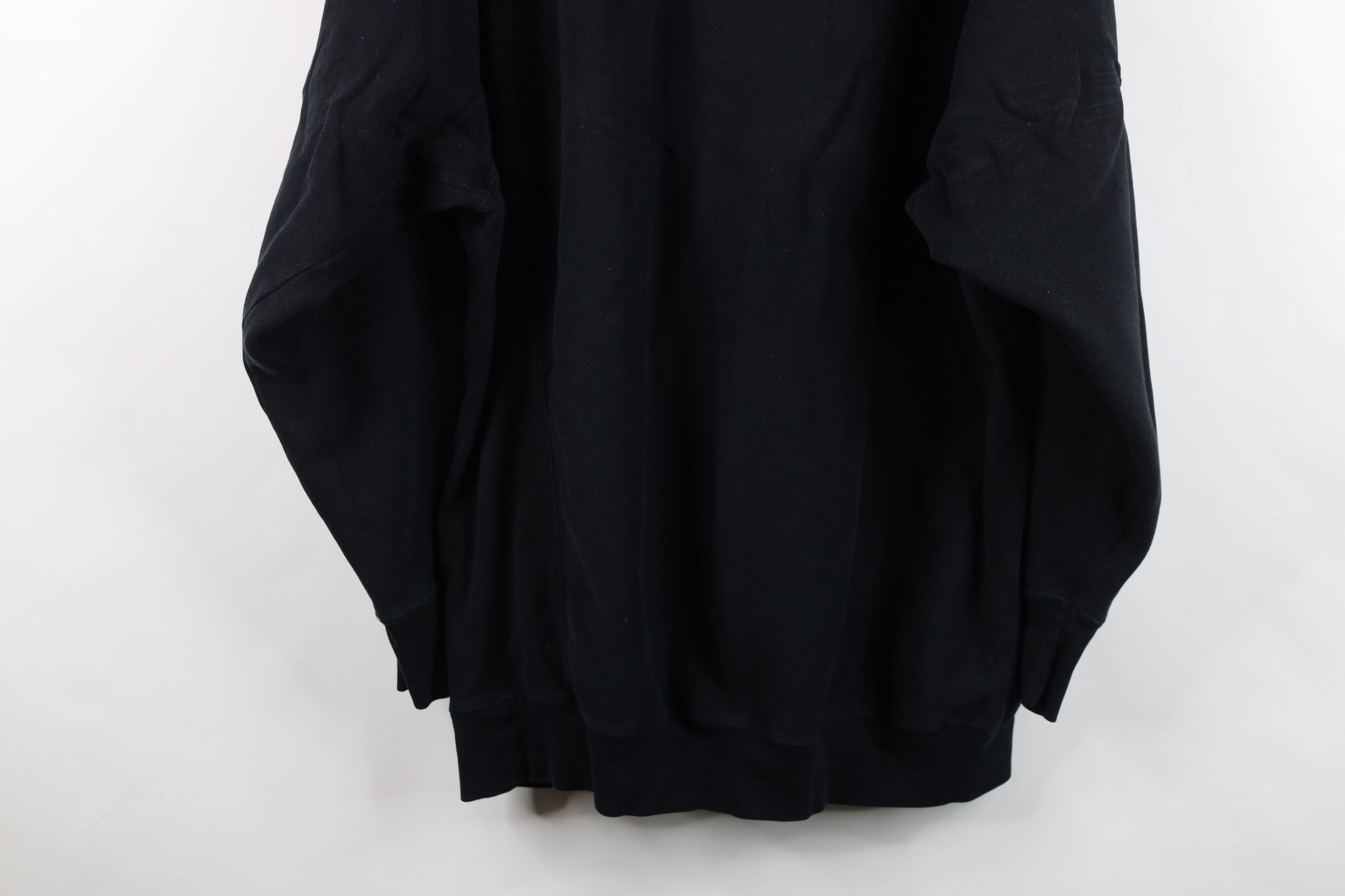 Vintage Vintage 90s Heavyweight Wayne State University Hoodie Black Size US XXL / EU 58 / 5 - 17 Thumbnail