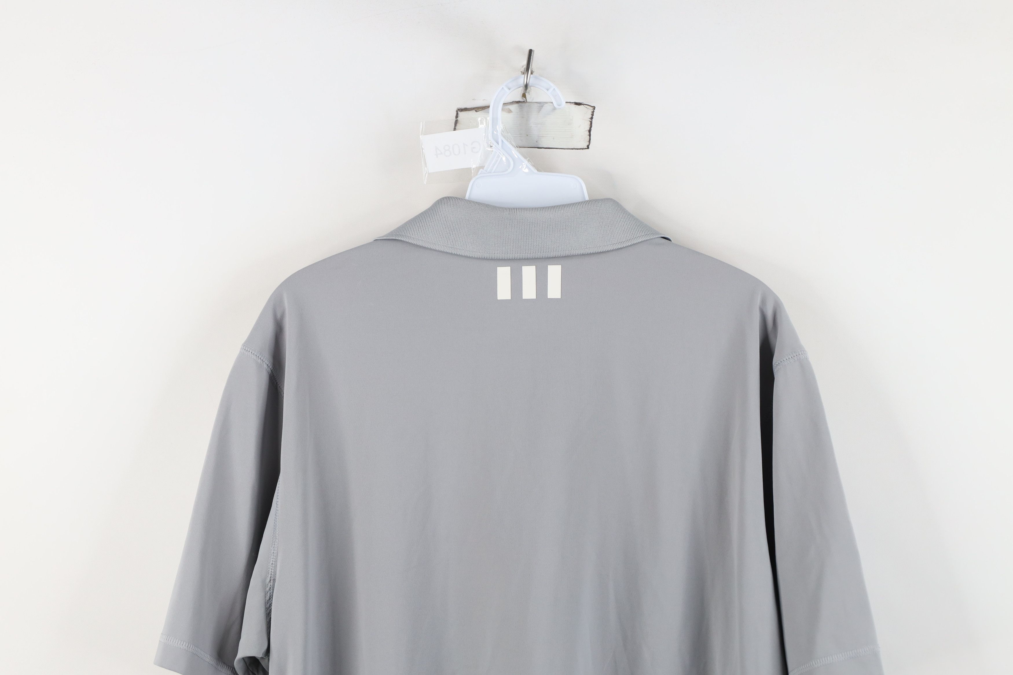 Adidas Adidas Golf Motion Spell Collared Golfing Polo Shirt Gray Size US L / EU 52-54 / 3 - 13 Thumbnail