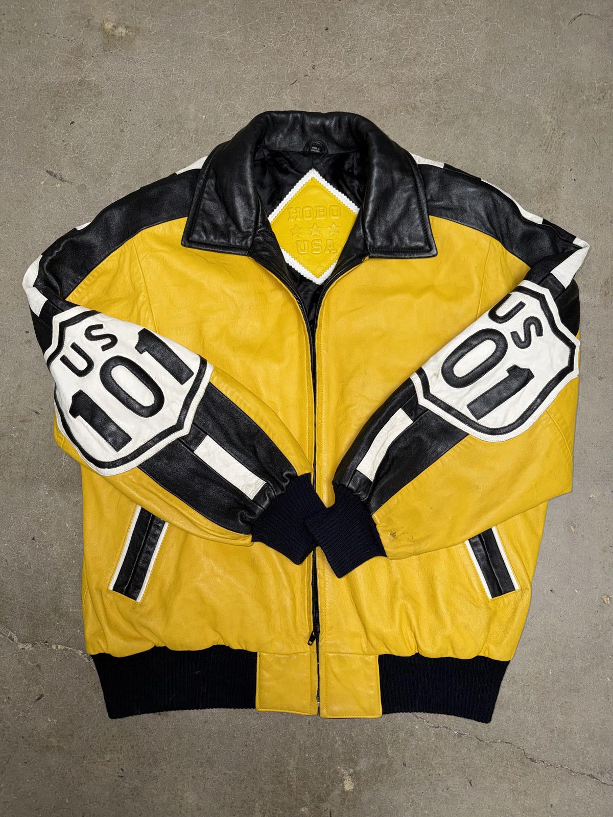 Michael Hoban VTG 1980s NORTH BEACH MICHAEL HOBAN LEATHER JACKET Size US L / EU 52-54 / 3 - 1 Thumbnail