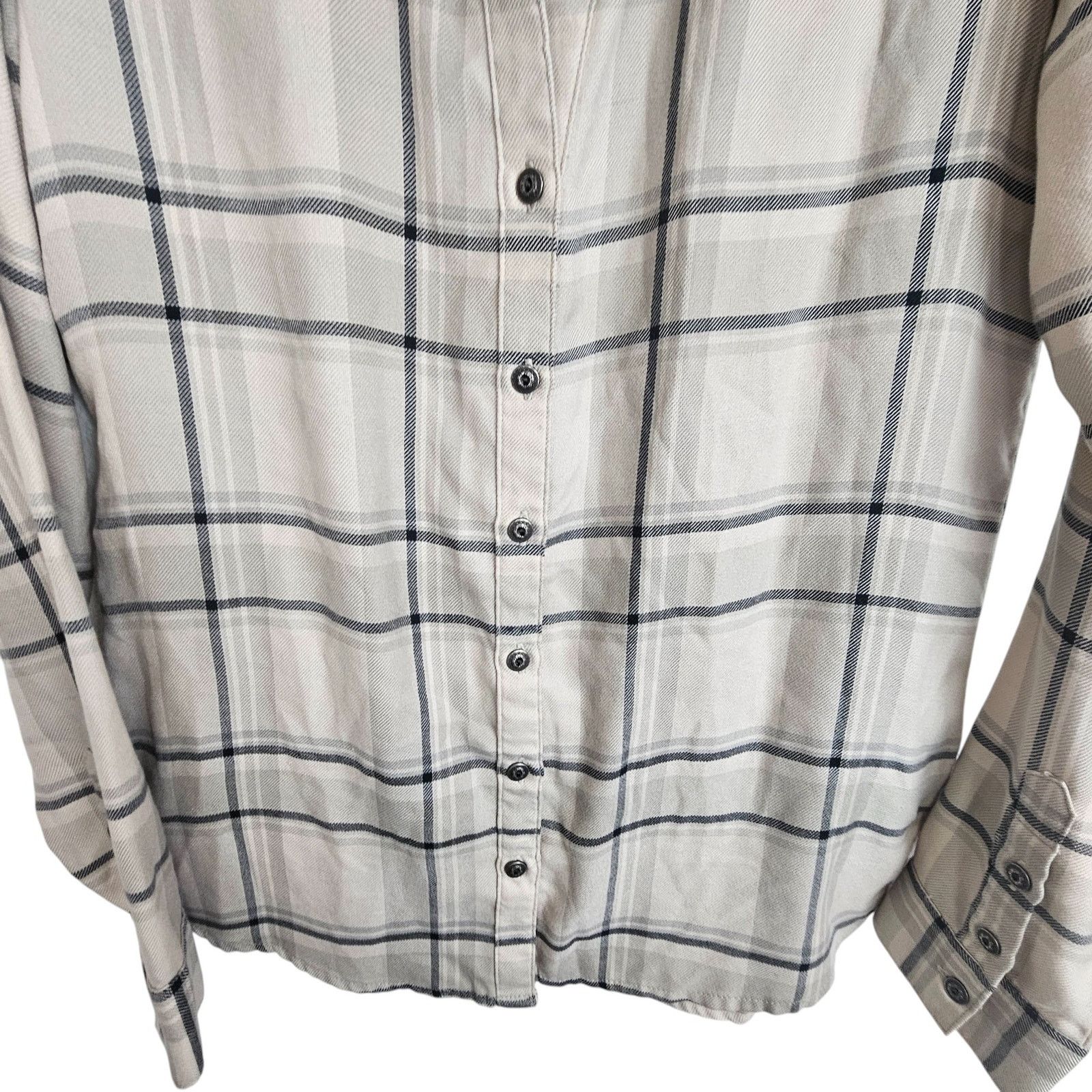 Kuhl Kuhl Womens Plaid Flannel Shirt XS Gorpcore Outdoor Hiking Size XS / US 0-2 / IT 36-38 - 3 Thumbnail