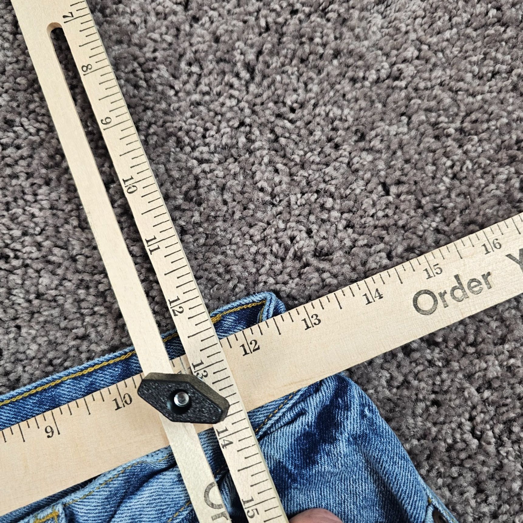 AVEC LES FILLES VINTAGE Avec Les Filles Jeans Womens 26 Straight Leg Distressed Blue 25x28 Size 26" / US 2 / IT 38 - 5 Thumbnail