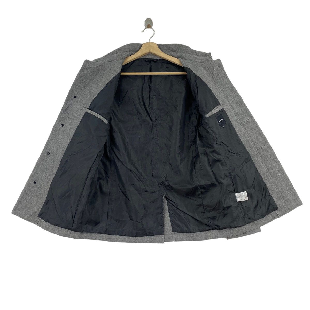 Japanese Brand × semanticdesign SEMANTIC DESIGN Punk Japanese Brand Grey Coat Size L / US 10 / IT 46 - 5 Thumbnail