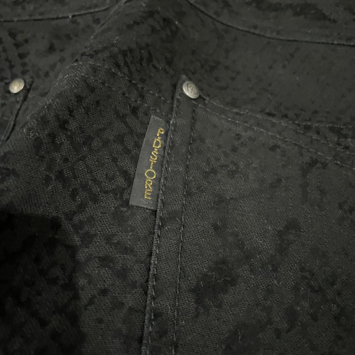 If Six Was Nine × Le Grande Bleu (L.G.B.) × Tornado Mart 90's Pazzo Denim Store Flared Jeans Size US 34 / EU 50 - 7 Thumbnail