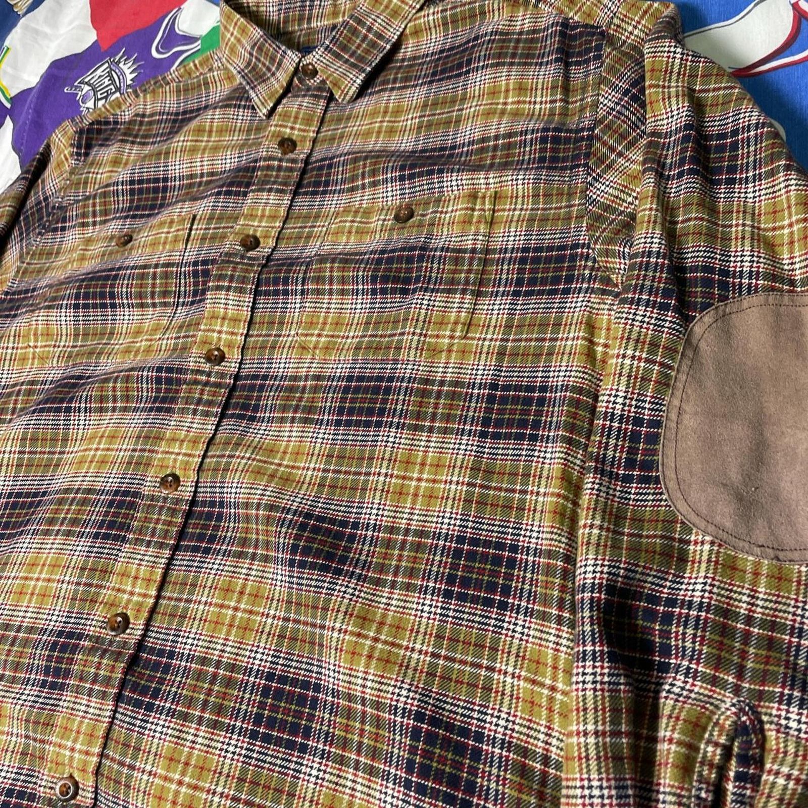 Pendleton Vintage Pendleton Shirt Large Green Blue Button Long Sleeve Size US L / EU 52-54 / 3 - 3 Thumbnail