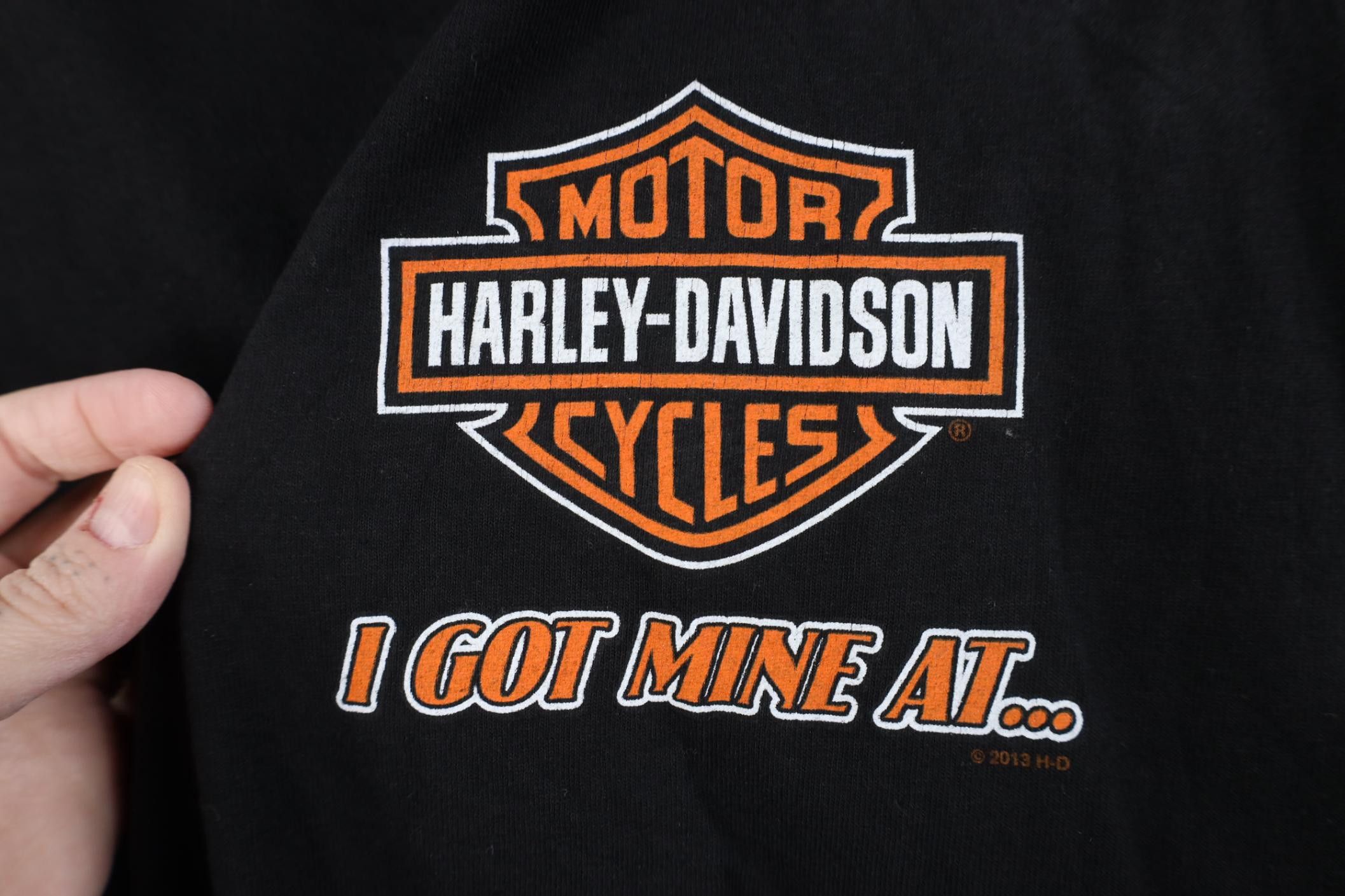 Harley Davidson Vintage Y2K Harley Davidson Spell Out Big Logo T-Shirt Black Size US M / EU 48-50 / 2 - 6 Thumbnail
