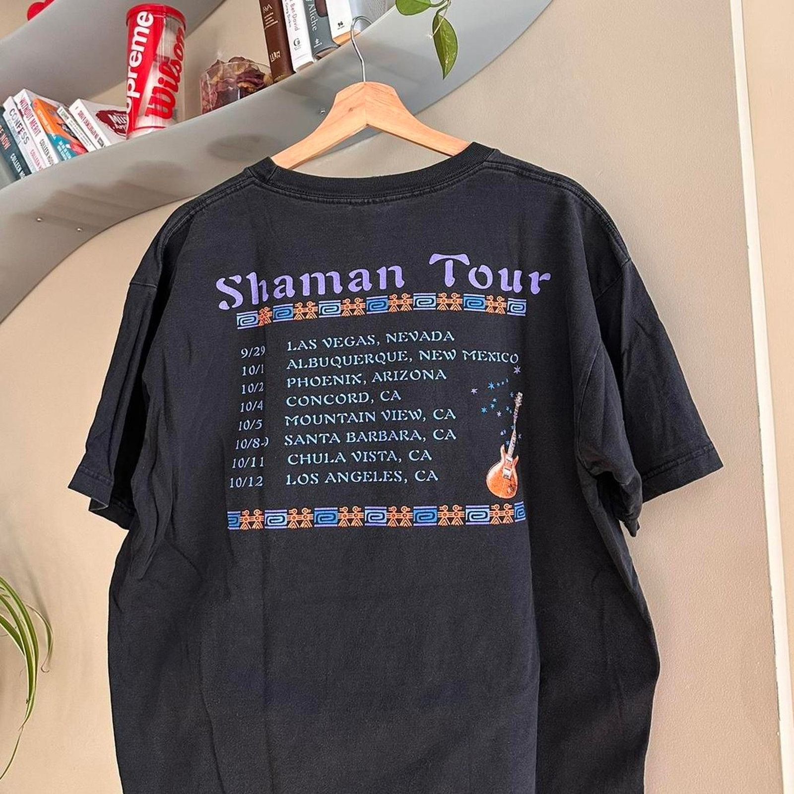 Band Tees × Vintage Vintage Carlos Santana Band Shirt Size US L / EU 52-54 / 3 - 7 Thumbnail