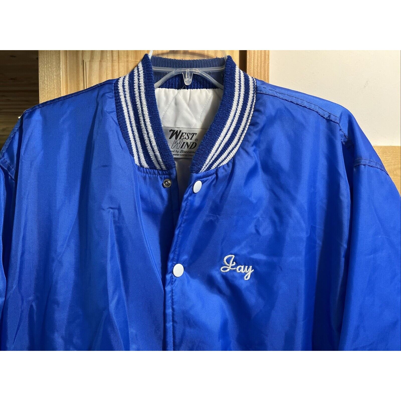 Other VTG Varsity Jacket West Wind Jay Jacobs Mens L Blue USA Made Size US L / EU 52-54 / 3 - 5 Thumbnail