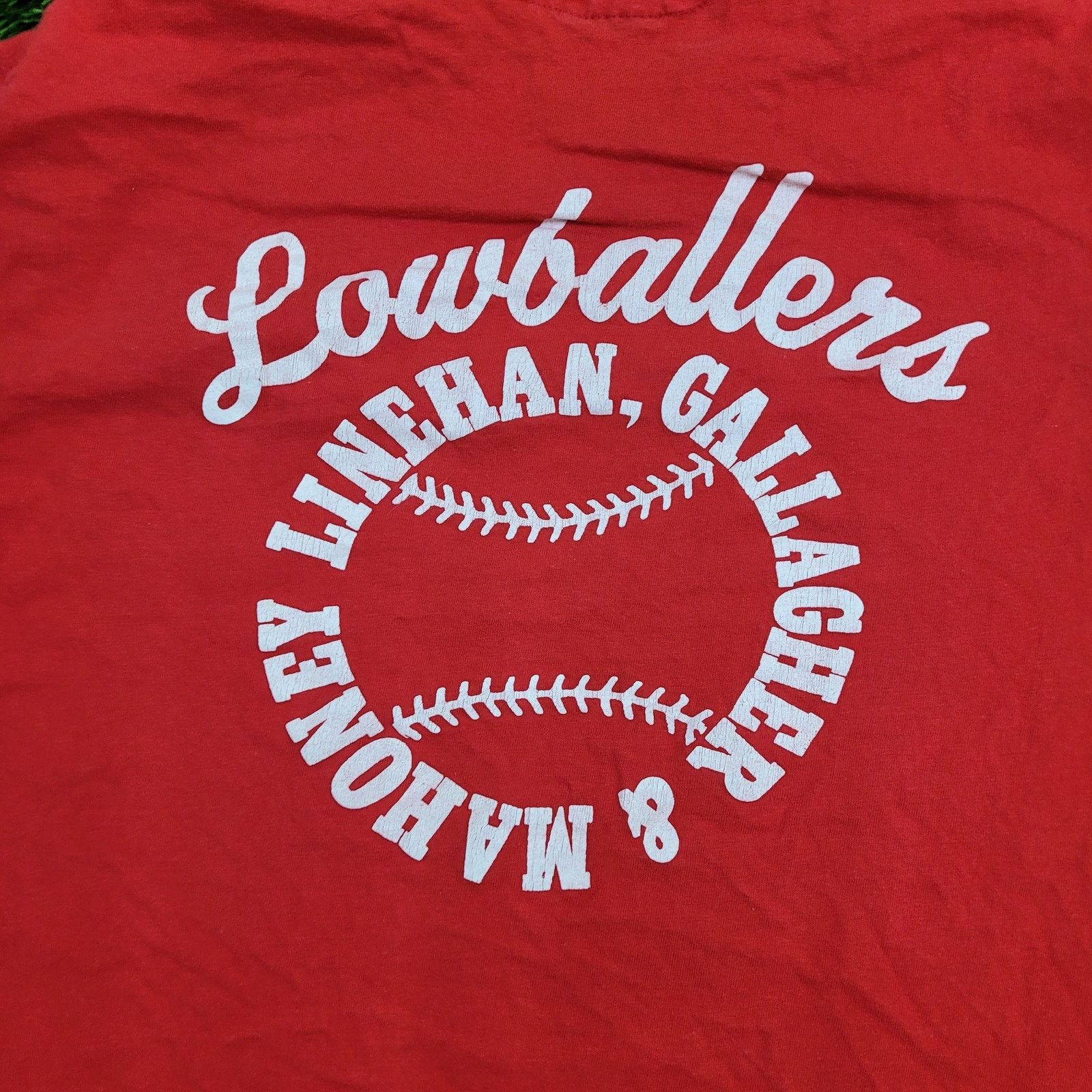 Hanes Vintage 80s Lowballers Baseball Shirt Large 21x27 USA Size US L / EU 52-54 / 3 - 2 Thumbnail