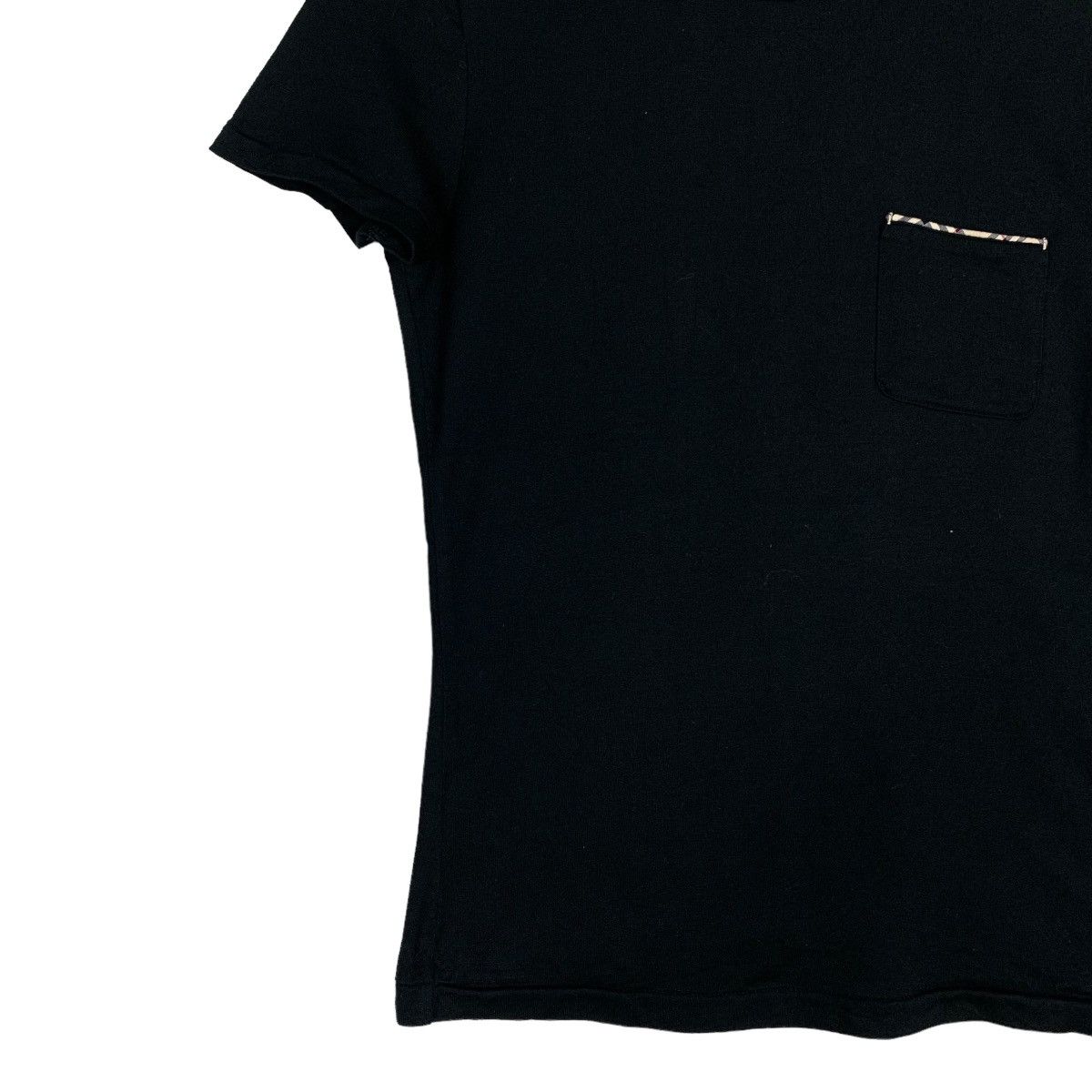 Burberry BURBERRY LONDON BLUE LABEL SINGLE POCKET TEES #0211-C10 Size S / US 4 / IT 40 - 4 Thumbnail