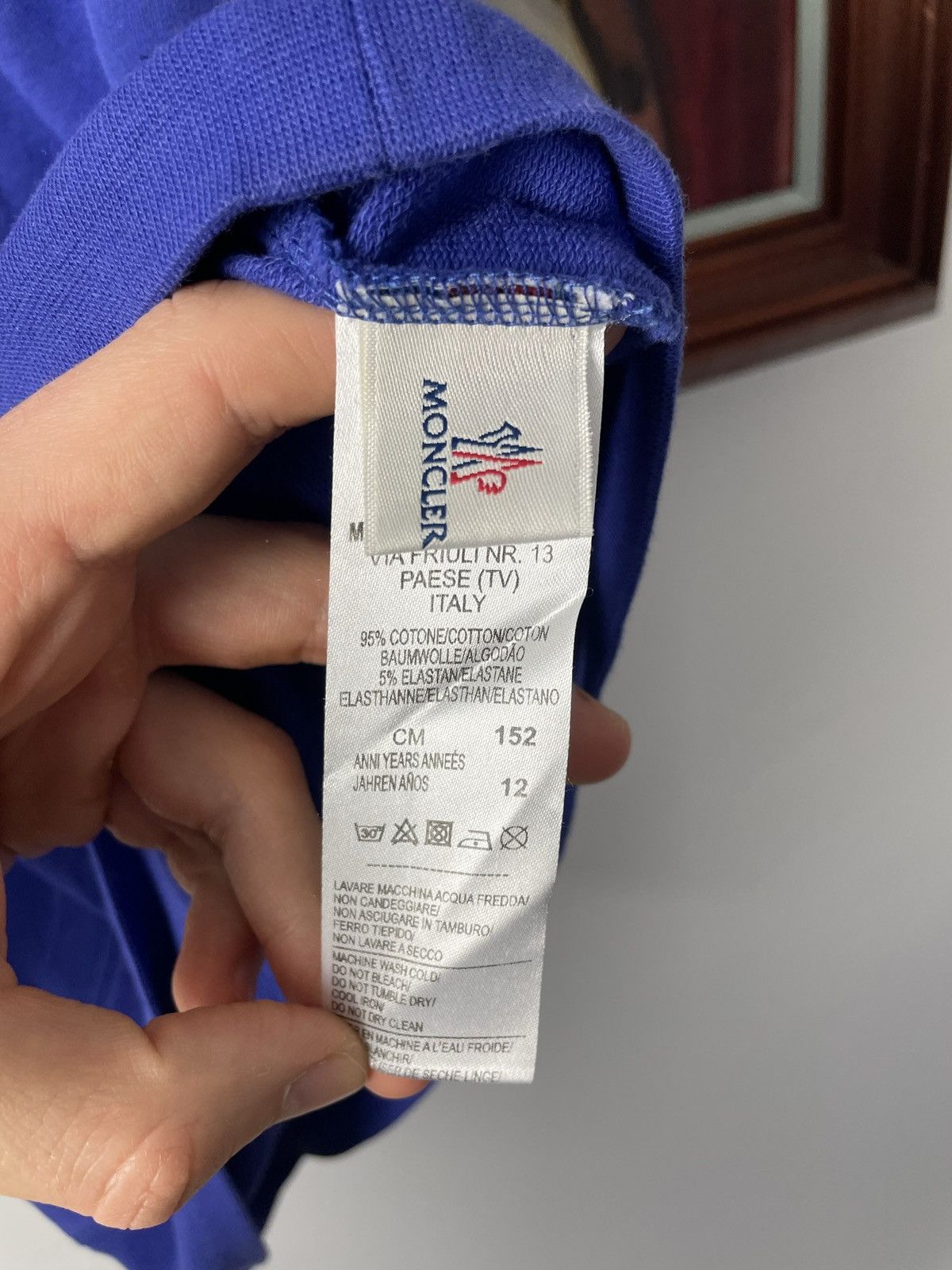 Moncler Moncler polo tee zip women mini logo designer royal blue y2k Size XS / US 0-2 / IT 36-38 - 5 Thumbnail
