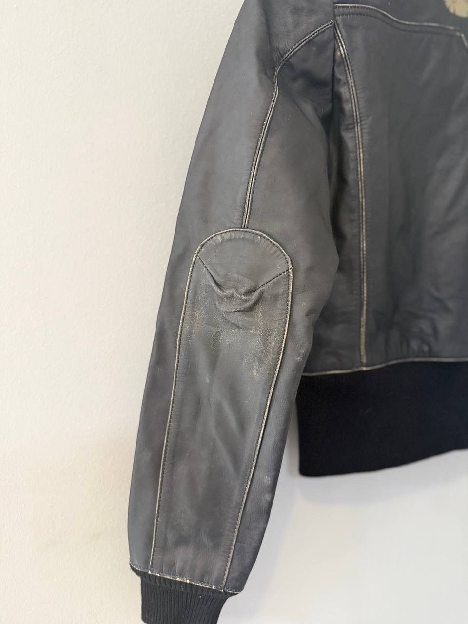 Puma RARE Archival x Puma Black Leather Jacket 500cc Motorcycle Size S / US 4 / IT 40 - 16 Thumbnail