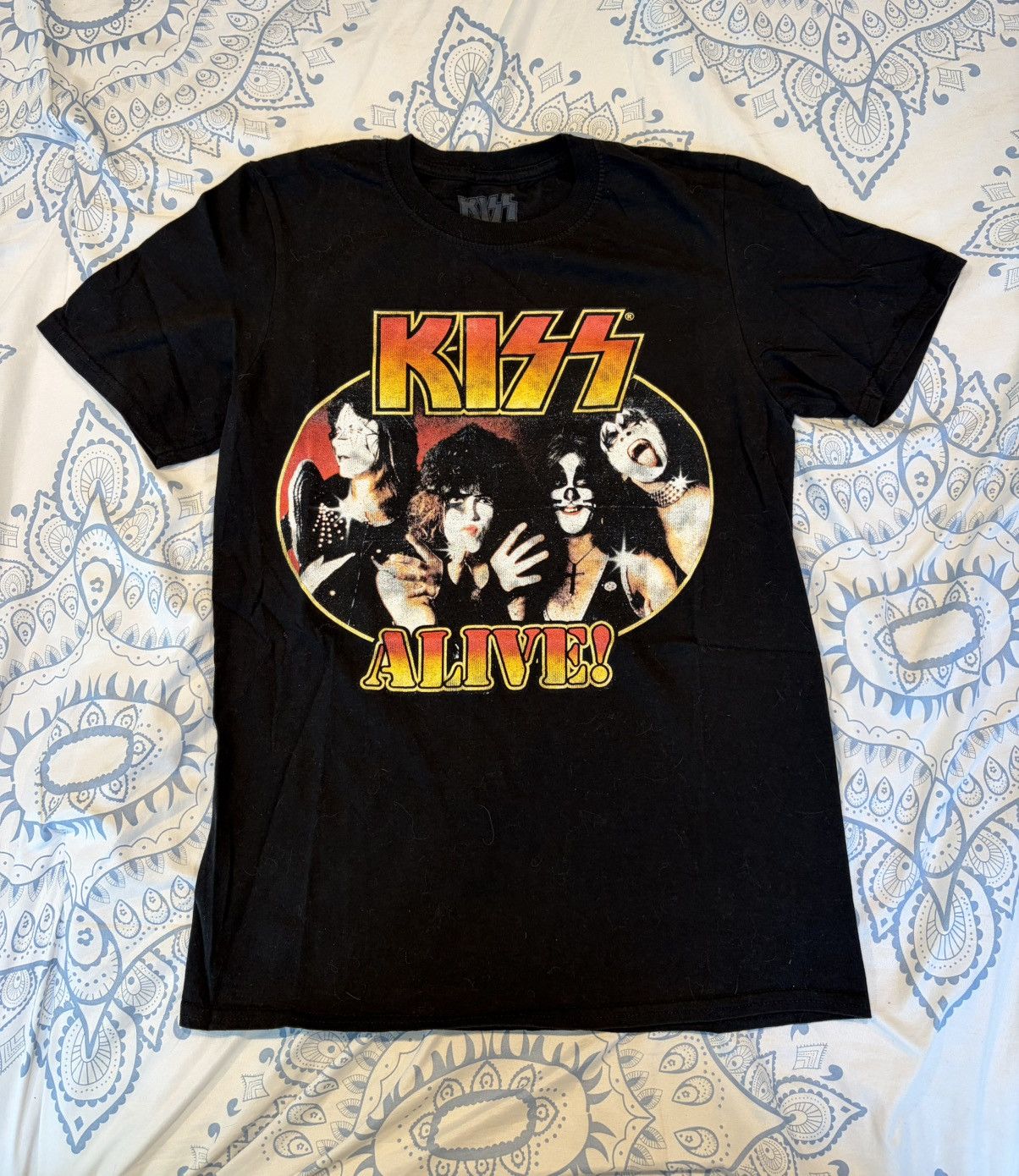 Vintage Kiss Shirt Small Size US S / EU 44-46 / 1 - 1 Thumbnail