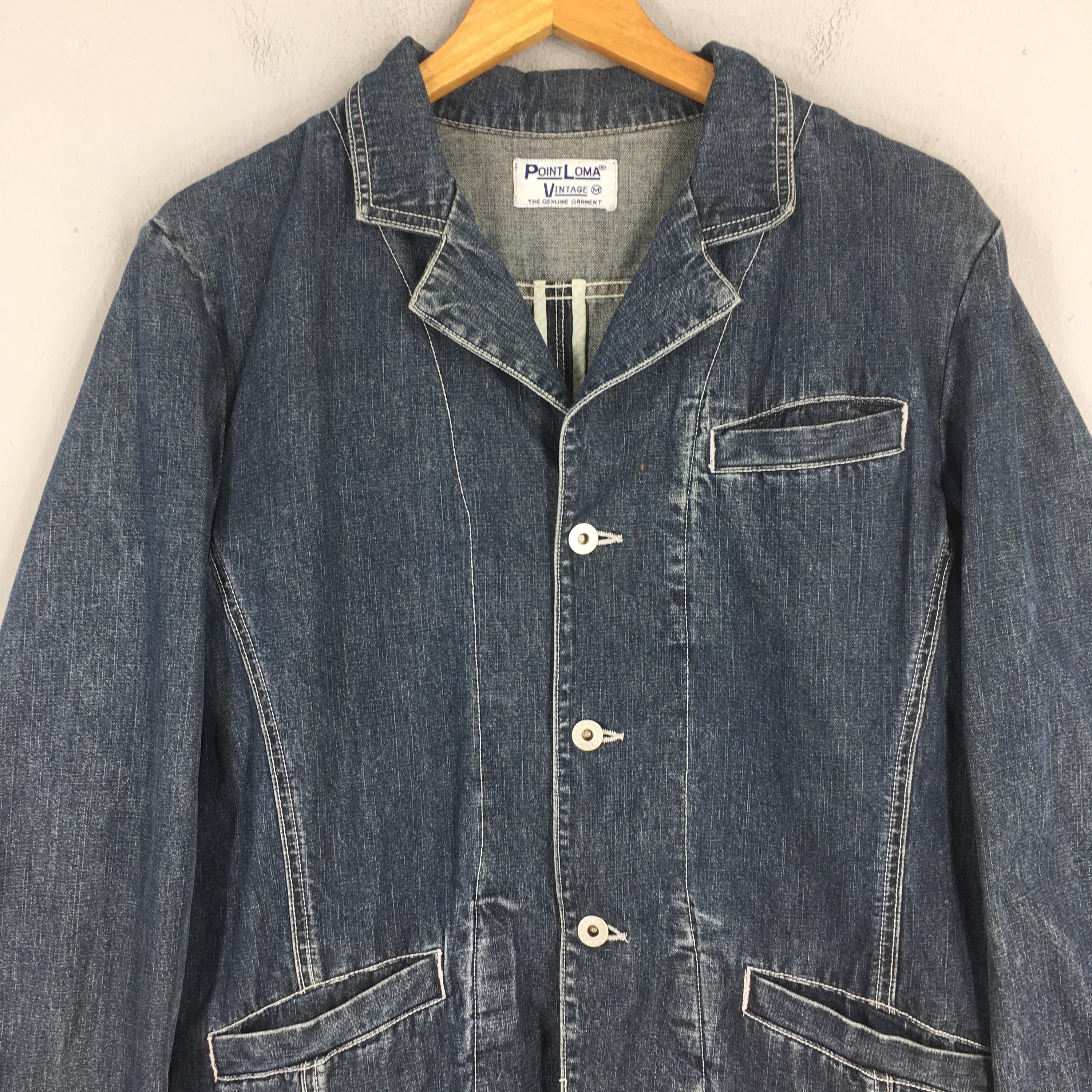 Le Laboureur Vintage 1980s Work Wear Jeans Chore Labour Jacket Medium Size US M / EU 48-50 / 2 - 2 Thumbnail