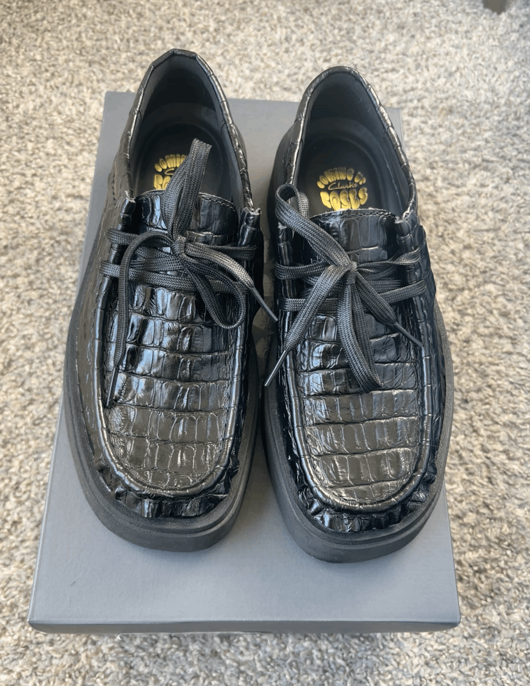 MARTINE ROSE x CLARKS CUR Torview 新品 26 Clarks x Martine Rose Women's Cur Torview Burgundy Leather