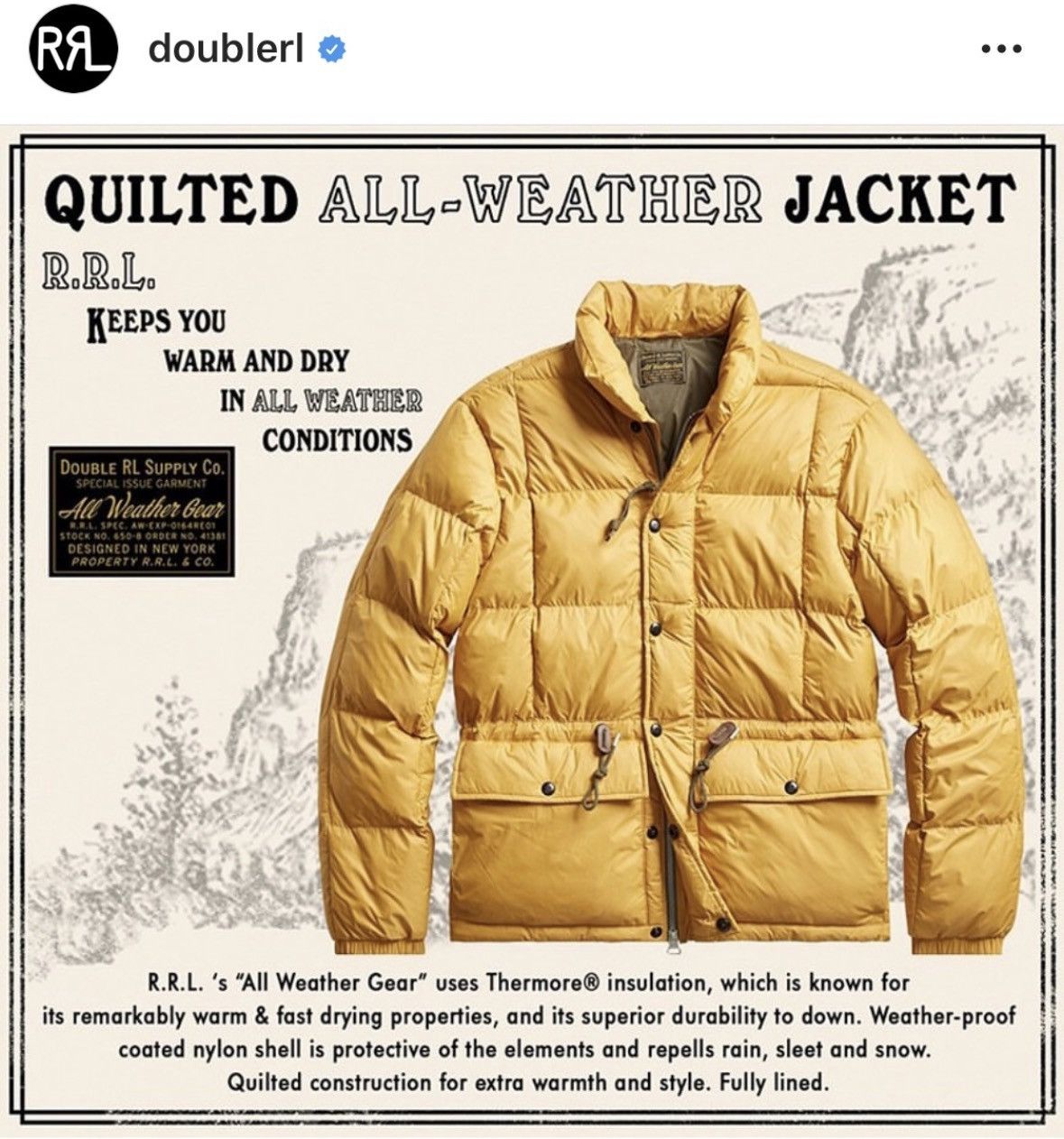 RRL Ralph Lauren RRL Down Jacket Size US S / EU 44-46 / 1 - 2 Thumbnail