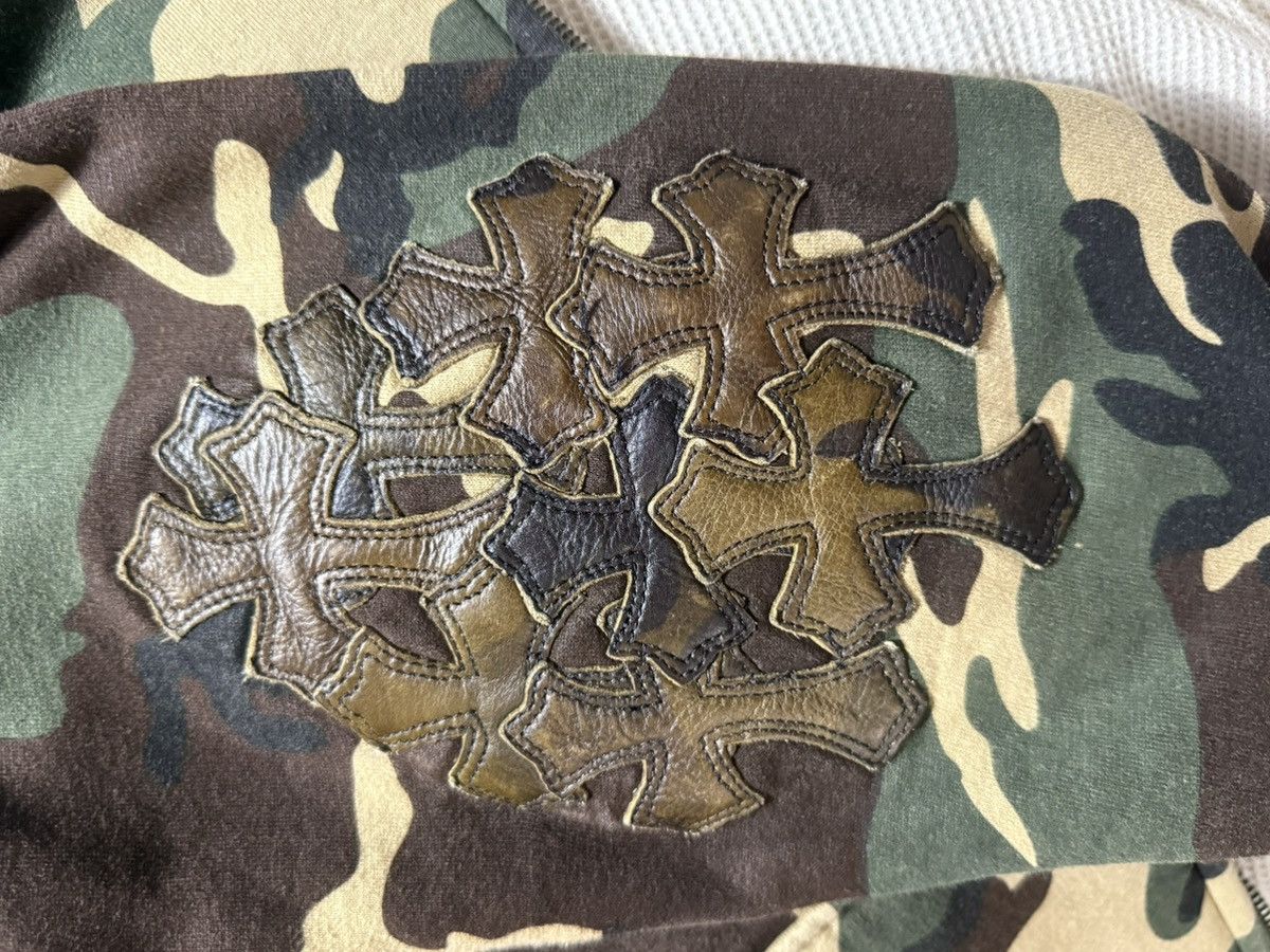 Chrome Hearts Flooded Patch Horseshoe Camouflage Zip Up Hoodie Sz. XL Size US XL / EU 56 / 4 - 4 Thumbnail