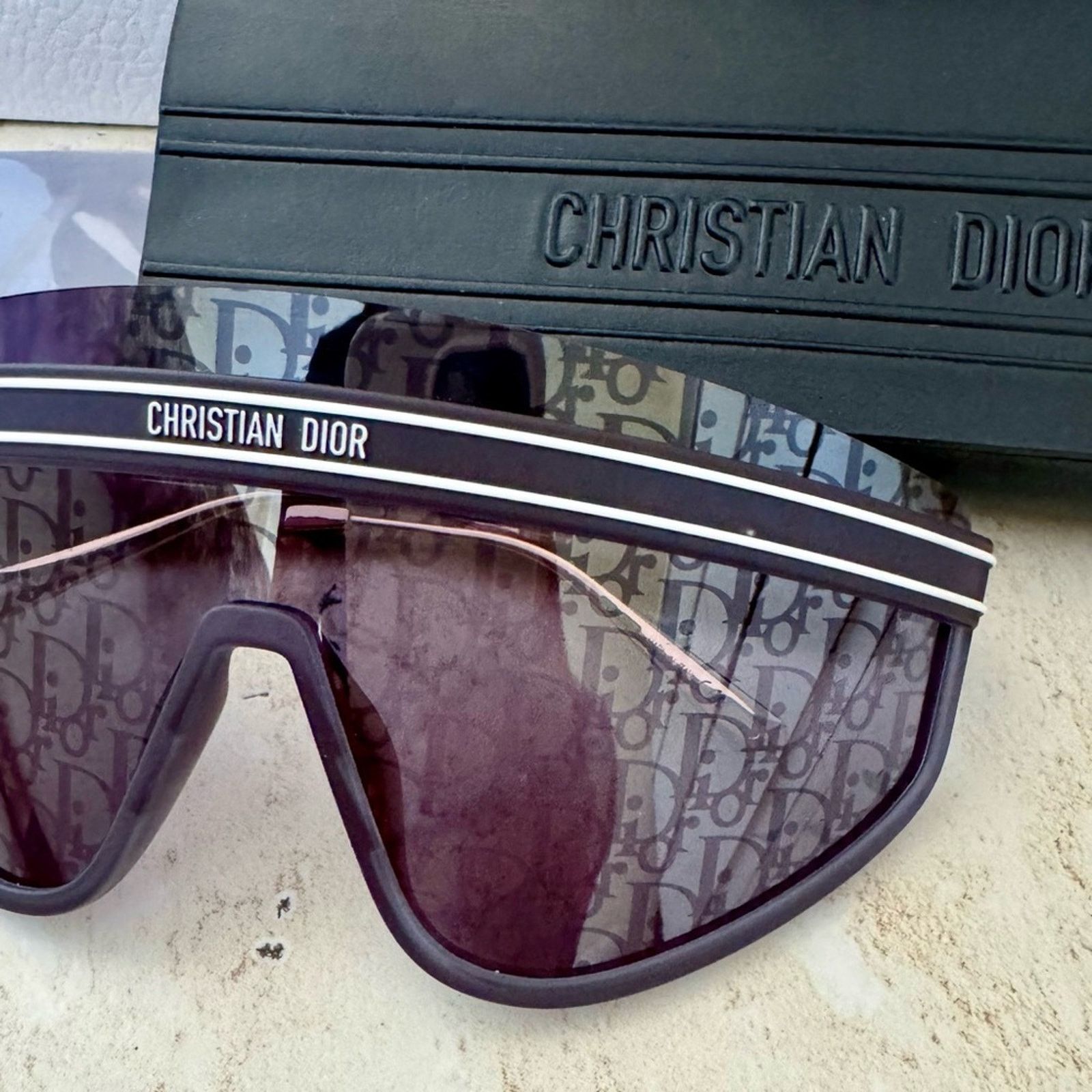 Dior New Dior Club M2U 31B8 Sunglasses Monogram Lenses Authentic! Size ONE SIZE - 6 Thumbnail