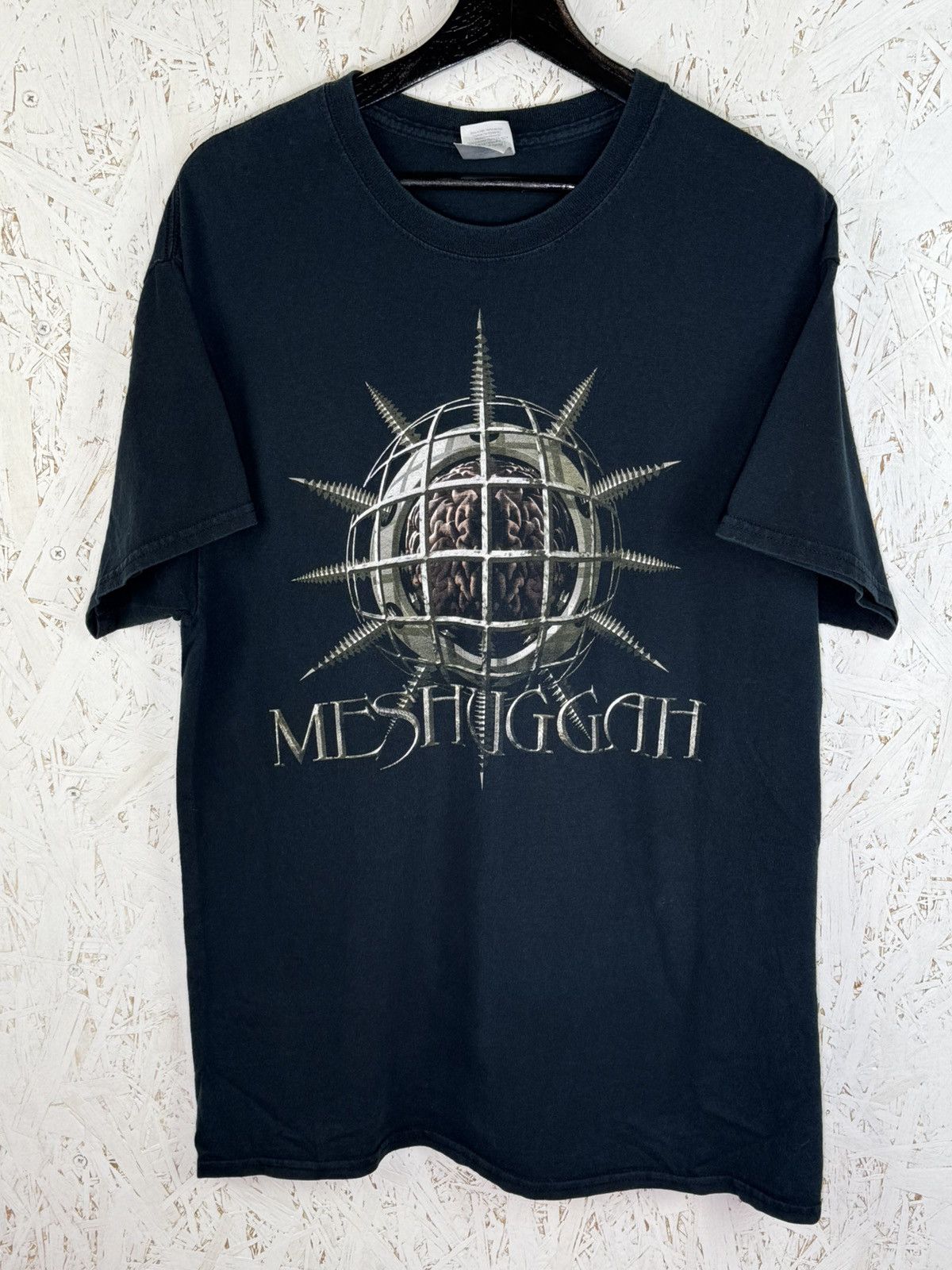 Band Tees 00s Vintage Meshuggah Chaosphere Album Metal T-Shirt Black L Size US L / EU 52-54 / 3 - 1 Thumbnail