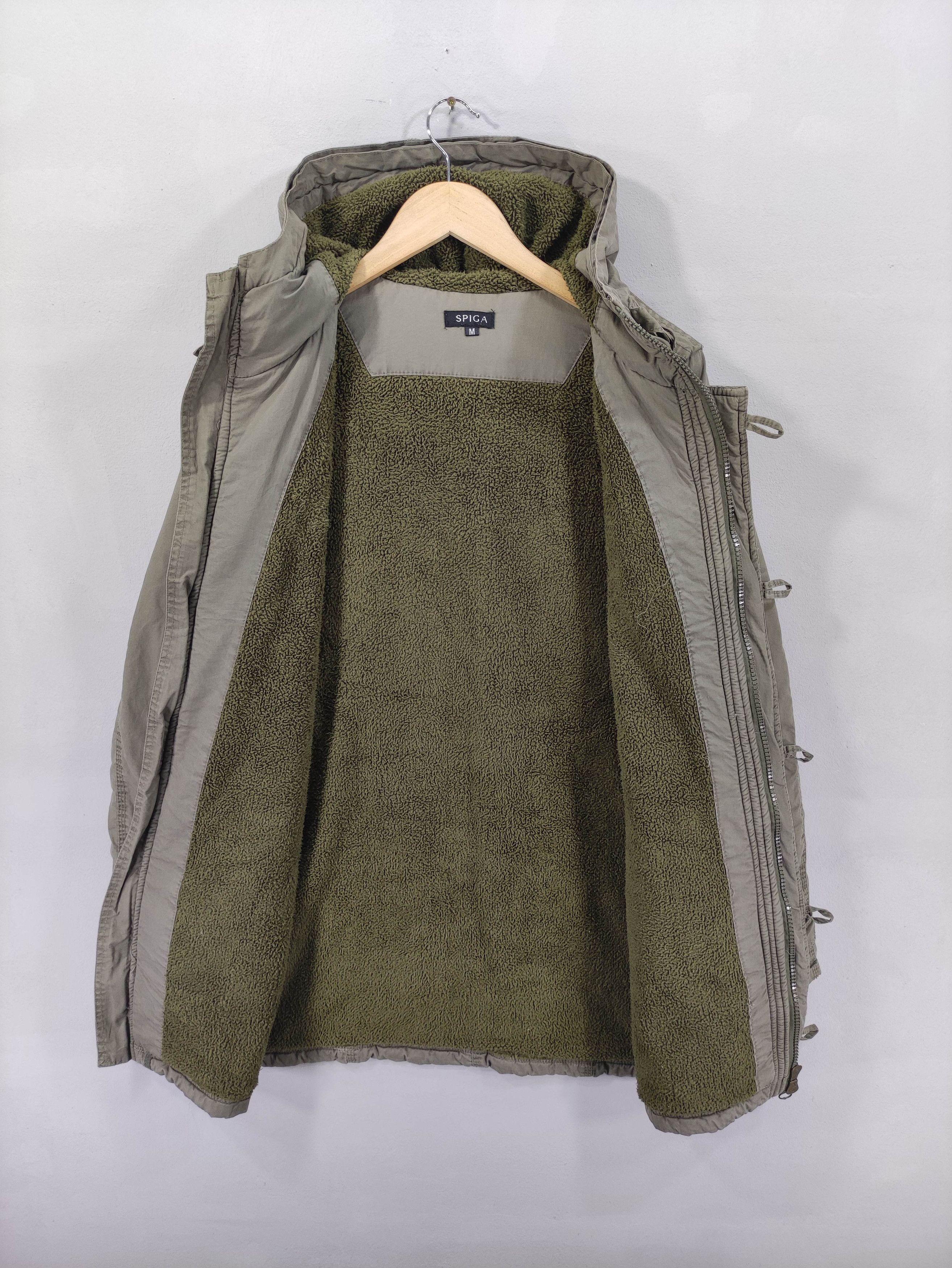 Japanese Brand Vintage Spiga Parka Hoodie Jacket Zipper Size M / US 6-8 / IT 42-44 - 5 Thumbnail