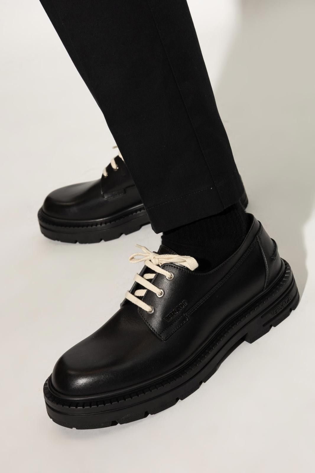 Versace Versace Adriano Derby Shoes Size US 7 / EU 40 - 3 Thumbnail