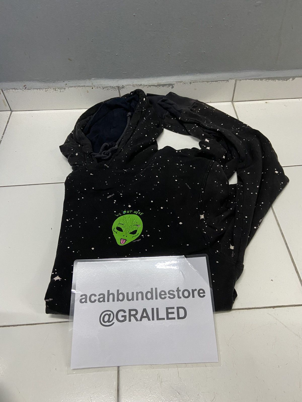RIPNDIP RIPNDIP ALIEN GALAXY “WE OUT HERE” BLACK HOODIE Size US M / EU 48-50 / 2 - 15 Thumbnail