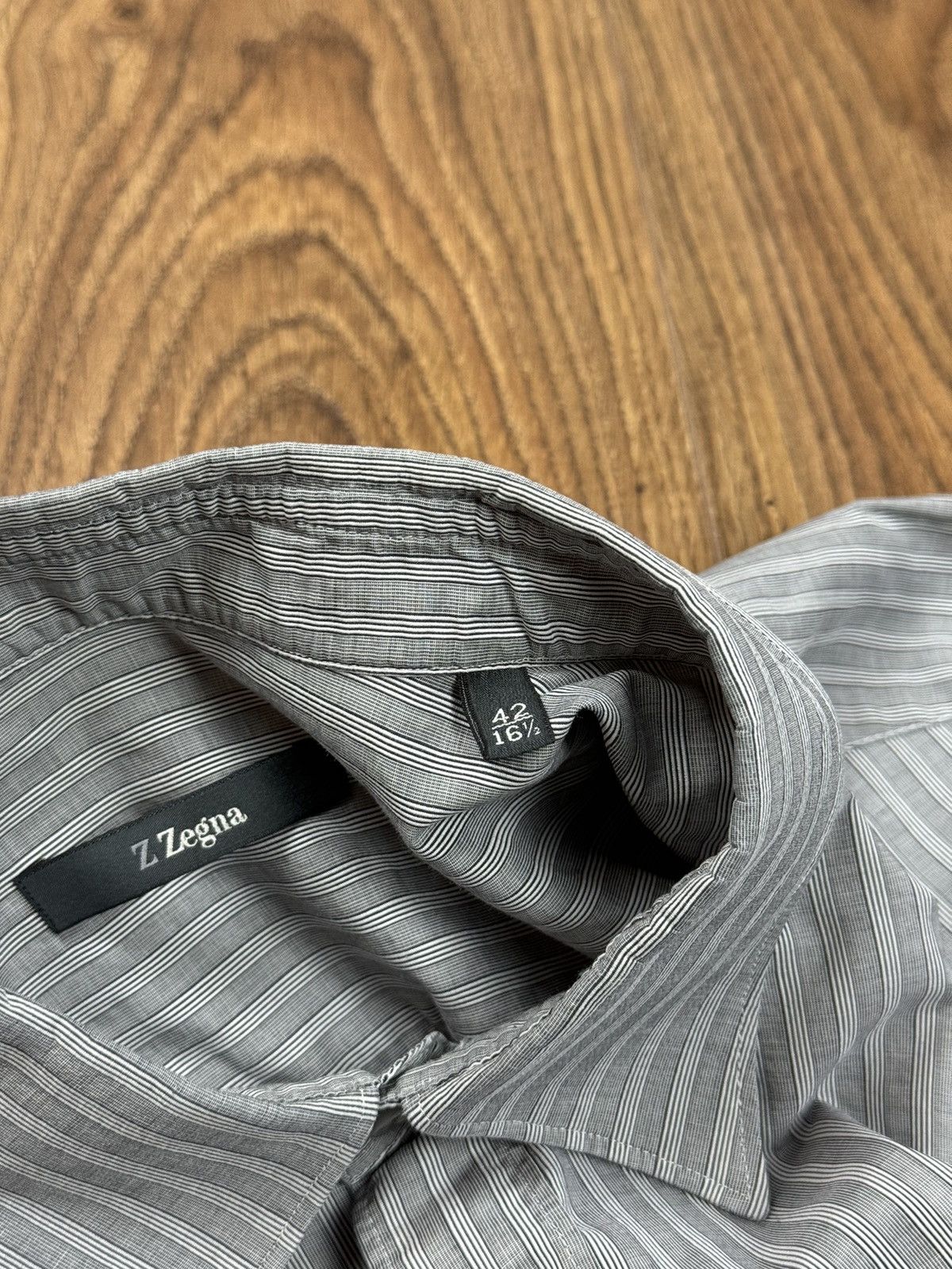 Z Zegna Shirt Z Zegna Italy original streetwear old money item Size US M / EU 48-50 / 2 - 3 Thumbnail