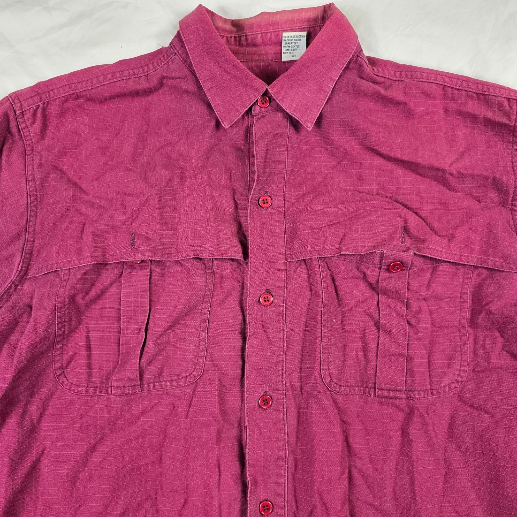 Cabelas Cabelas Outdoor Gear Mens XL Tall Red Long Sleeve Button Fro Size US XL / EU 56 / 4 - 3 Thumbnail