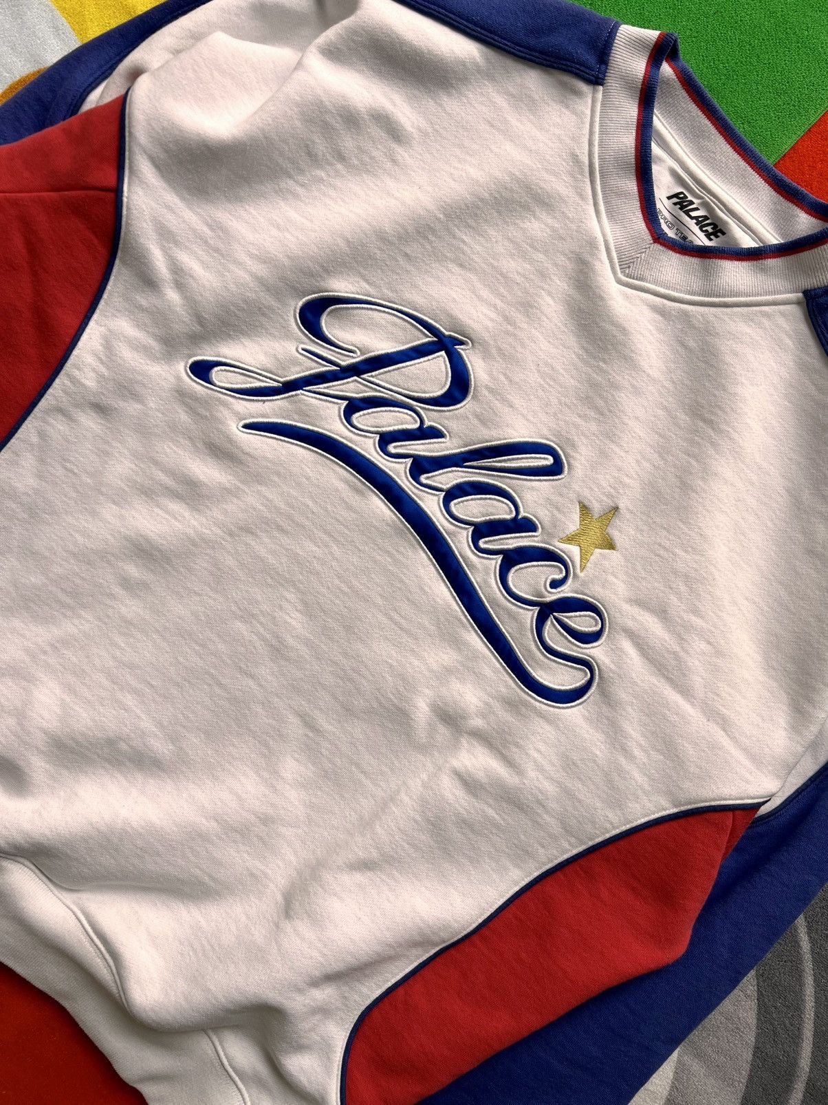 Palace L Palace Skateboards Star Script Crewneck Sweatshirt uk usa Size US L / EU 52-54 / 3 - 20 Thumbnail