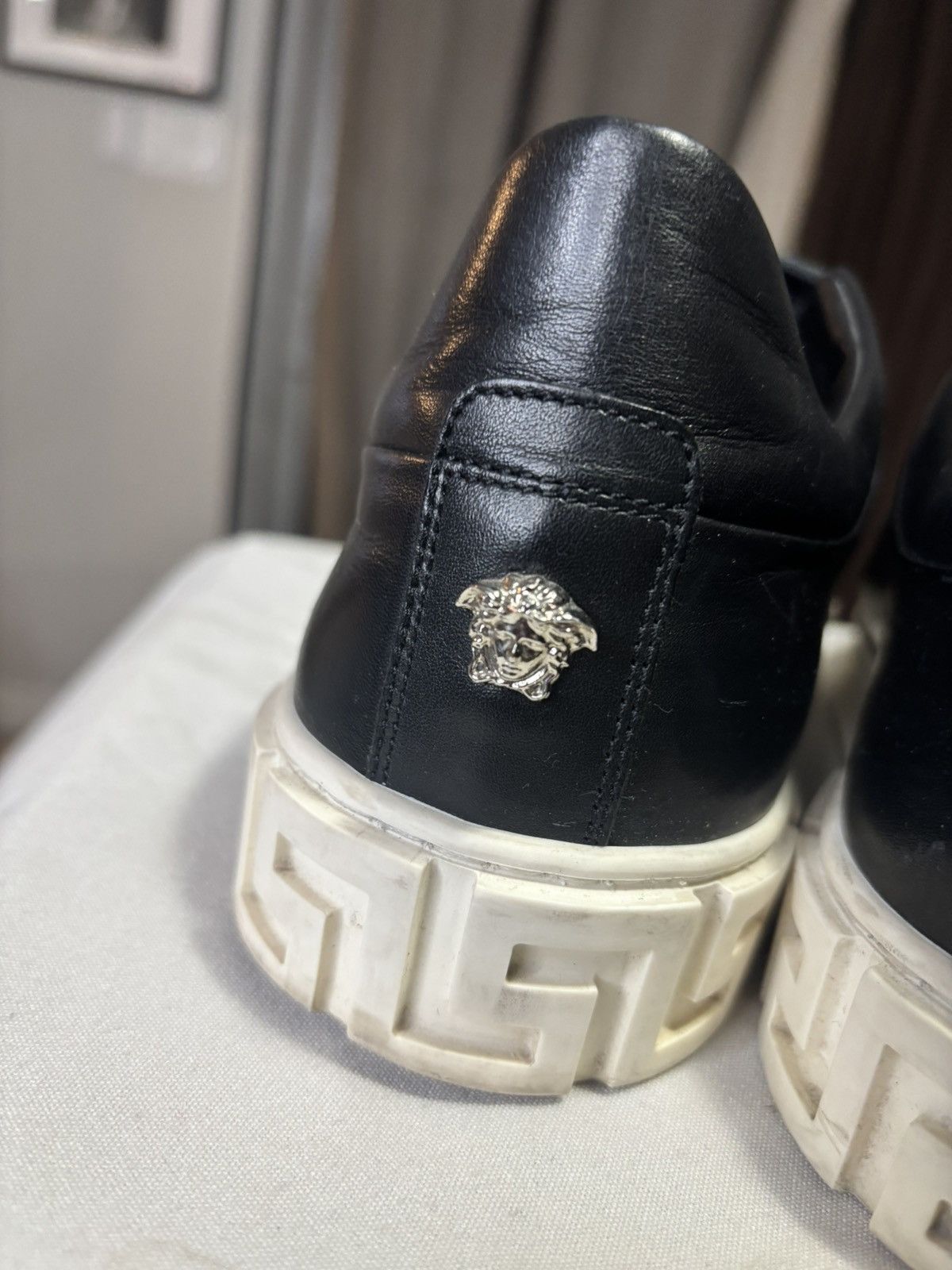 Versace [AUTHENTIC] Versace Italian Leather Lows - Made in Italy Size US 10 / EU 43 - 7 Thumbnail