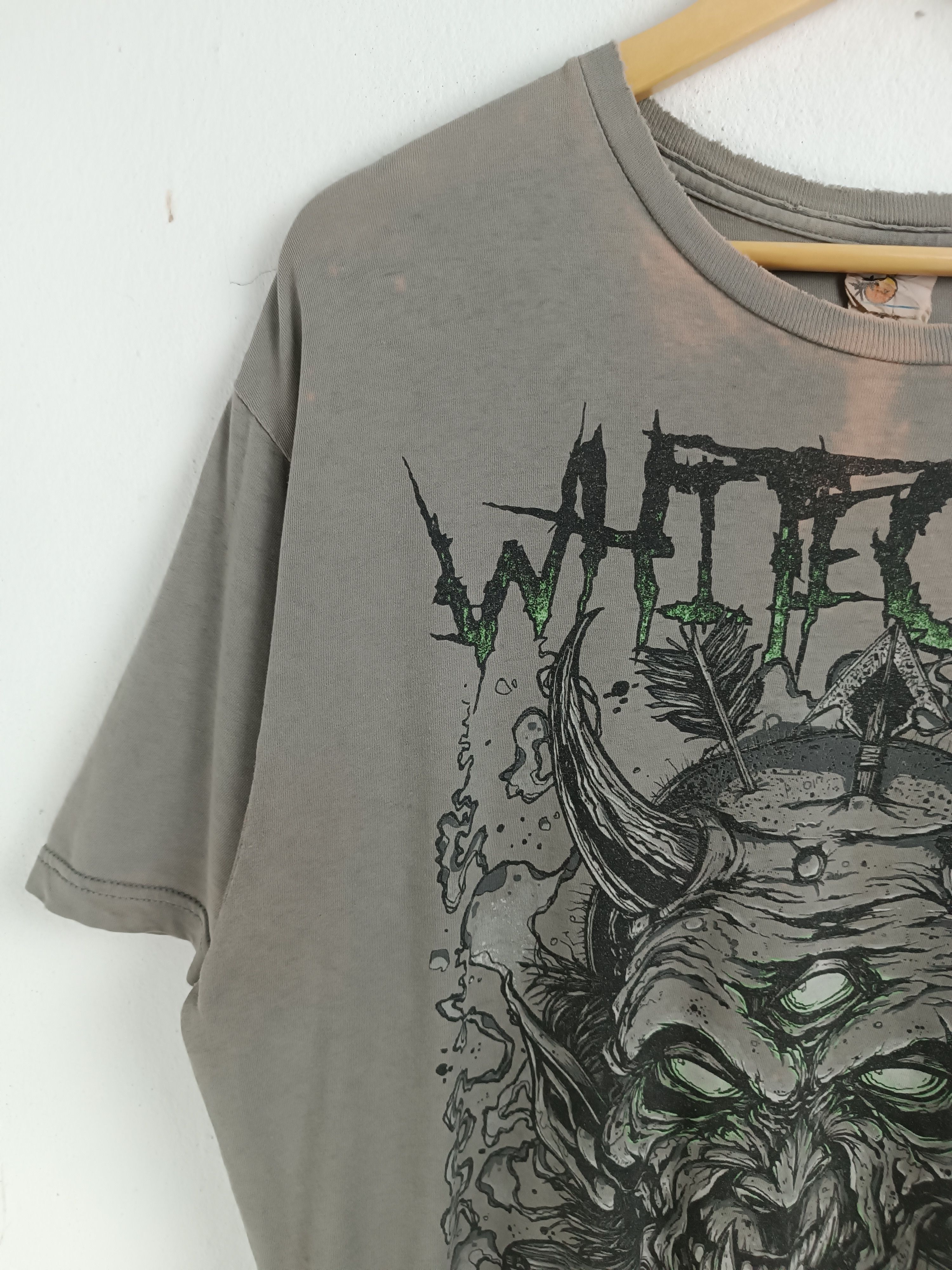 Band Tees THRASHED FADED VINTAGE Y2K WHITECHAPEL METAL lorna acacia Size US XL / EU 56 / 4 - 5 Thumbnail