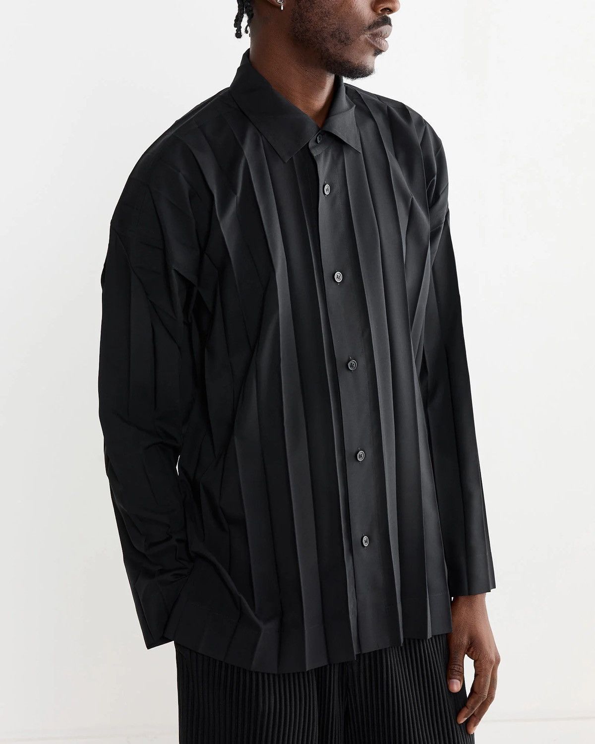 Homme Plisse Issey Miyake Edge Shirt Size US L / EU 52-54 / 3 - 11 Thumbnail