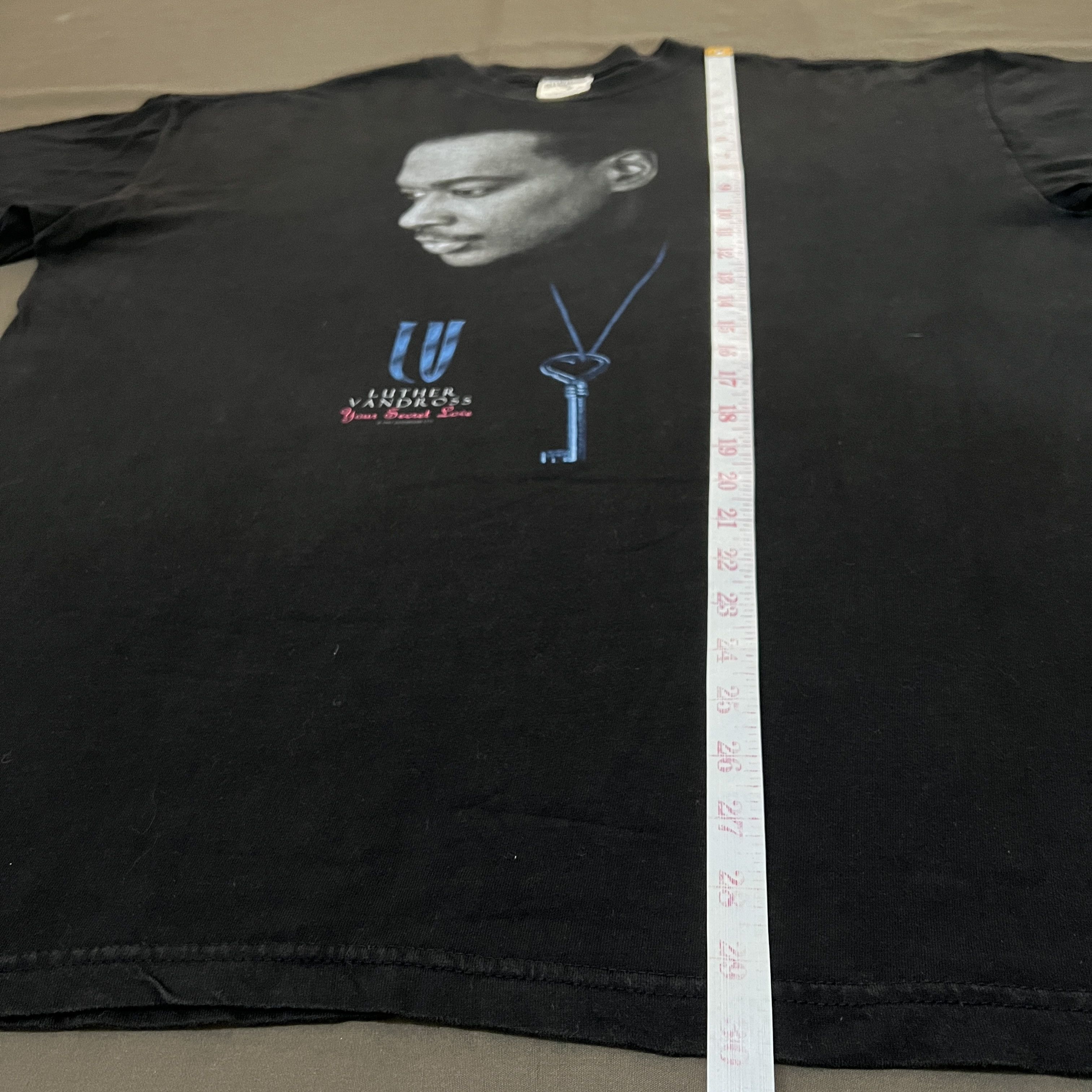 Band Tees × Rap Tees × Vintage Vintage 90s Luther Vandross your secret love Tee R&B XL Size US XL / EU 56 / 4 - 10 Thumbnail