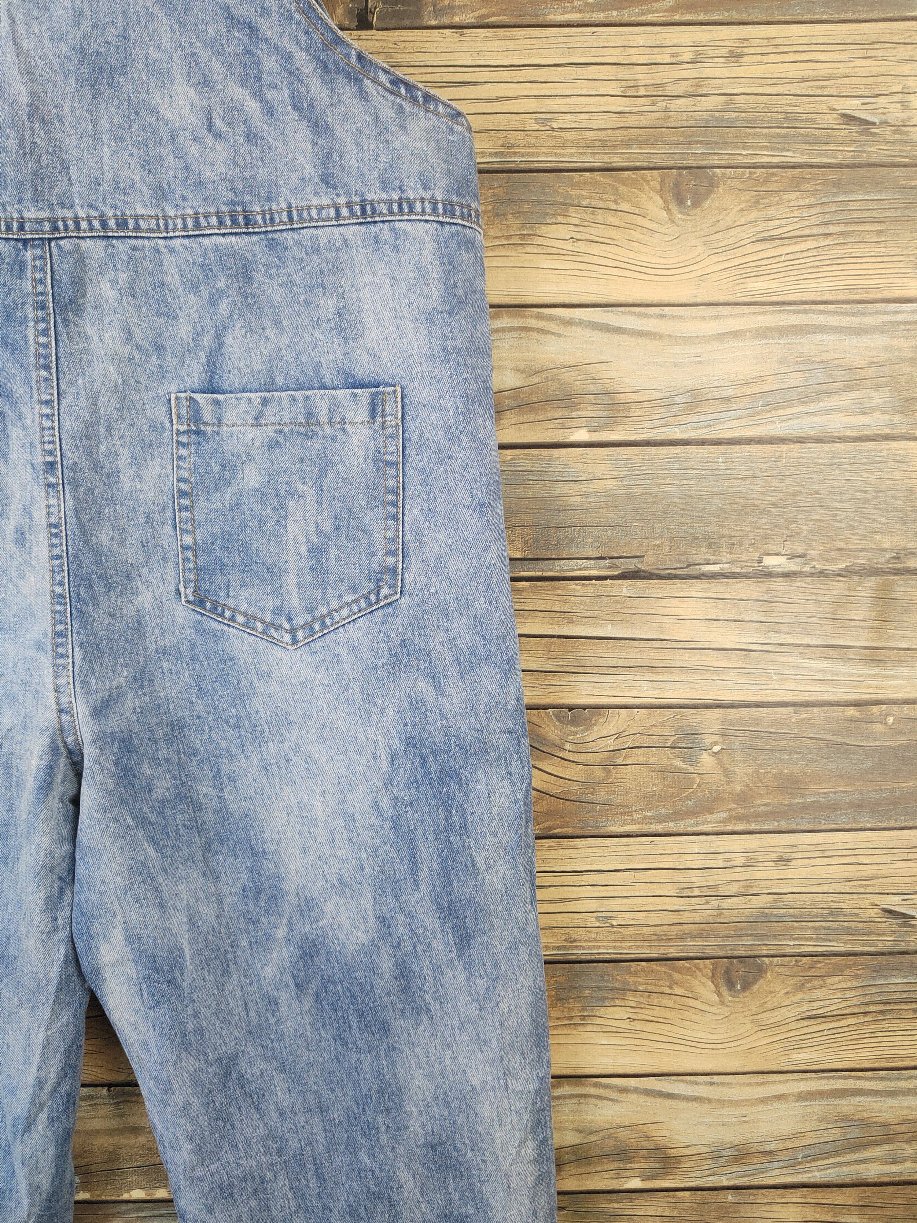 Japanese Brand × Vintage Vintage Japanese Brand Light Blue Denim Jumpsuits Size 36" / US 14 / IT 50 - 16 Thumbnail