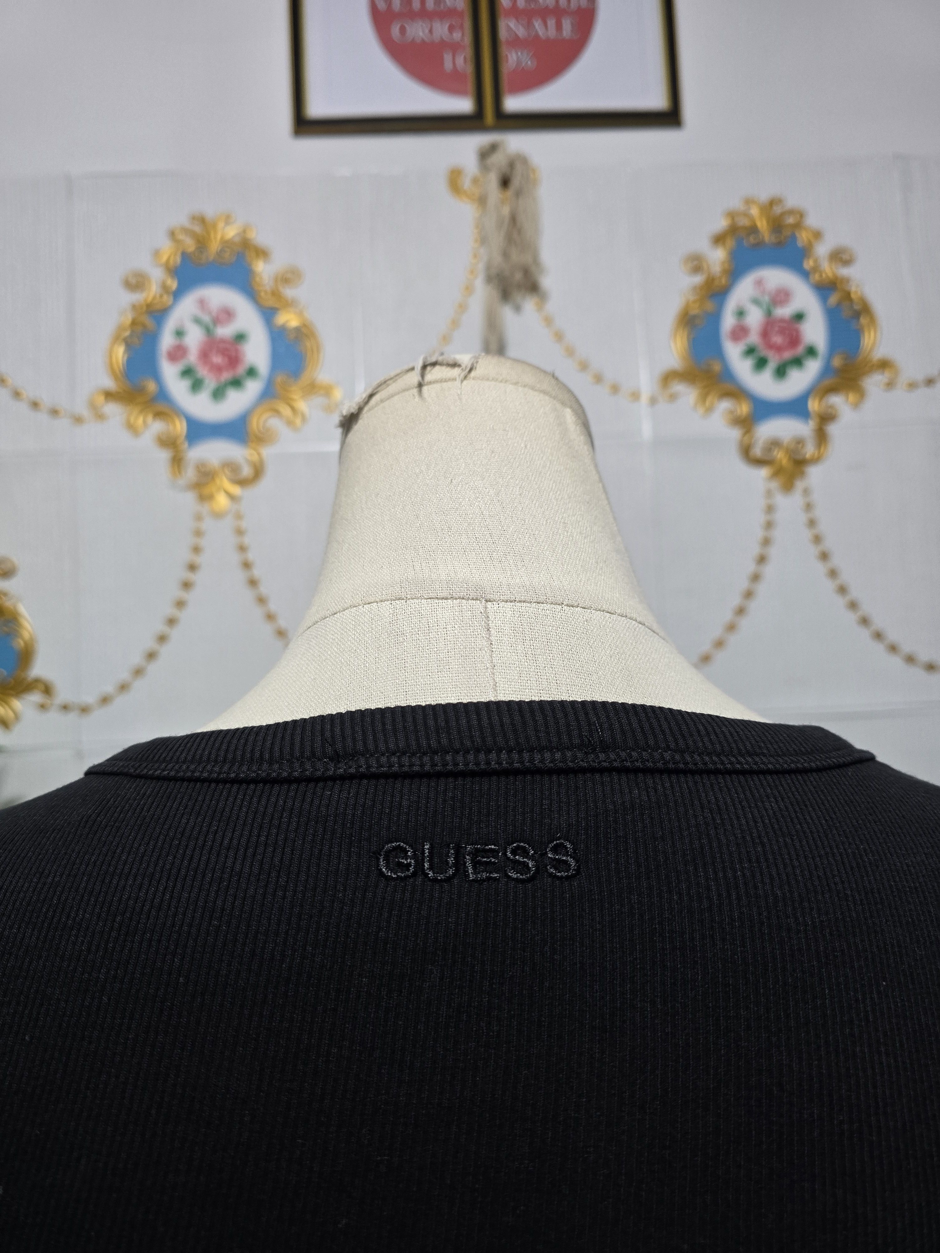 Guess GUESS ALMA DRESS JET BLACK WITH LOGO , women's small Size S / US 4 / IT 40 - 14 Thumbnail