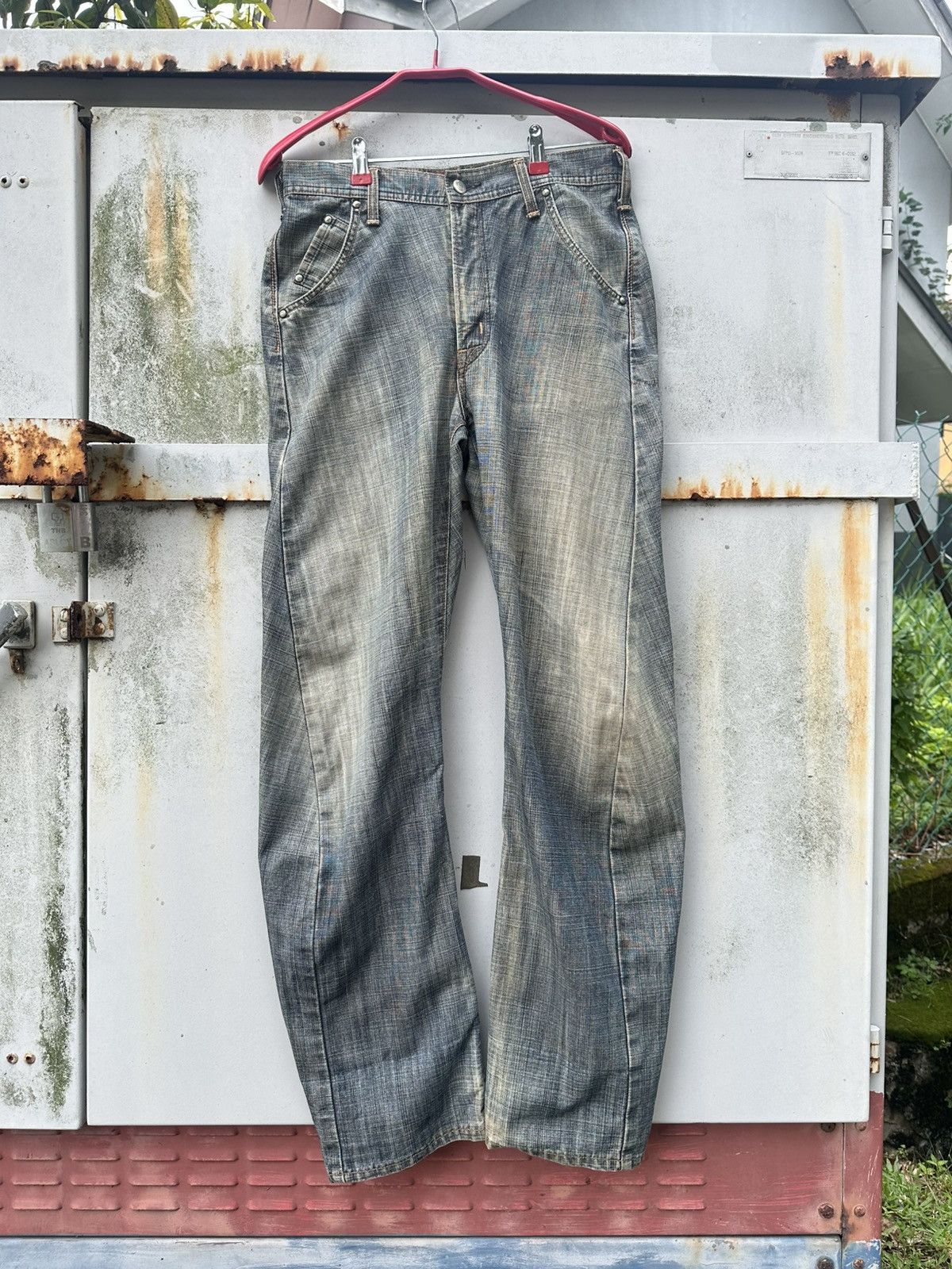 👹Vintage Edwin E-Function Straight Cut Baggy Jeans