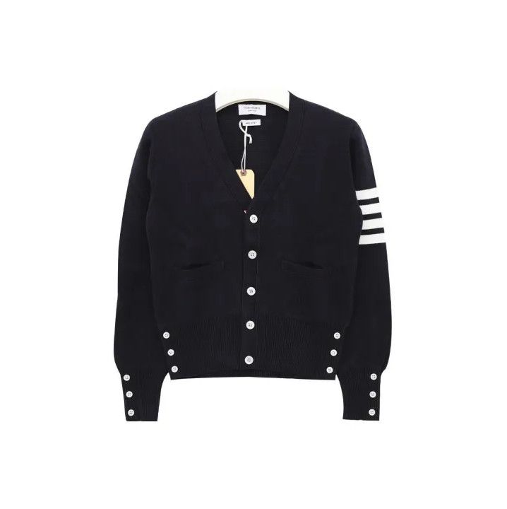 Thom Browne Thom Browne Black Cashmere Kids Cardigan Size US S / EU 44-46 / 1 - 1 Thumbnail