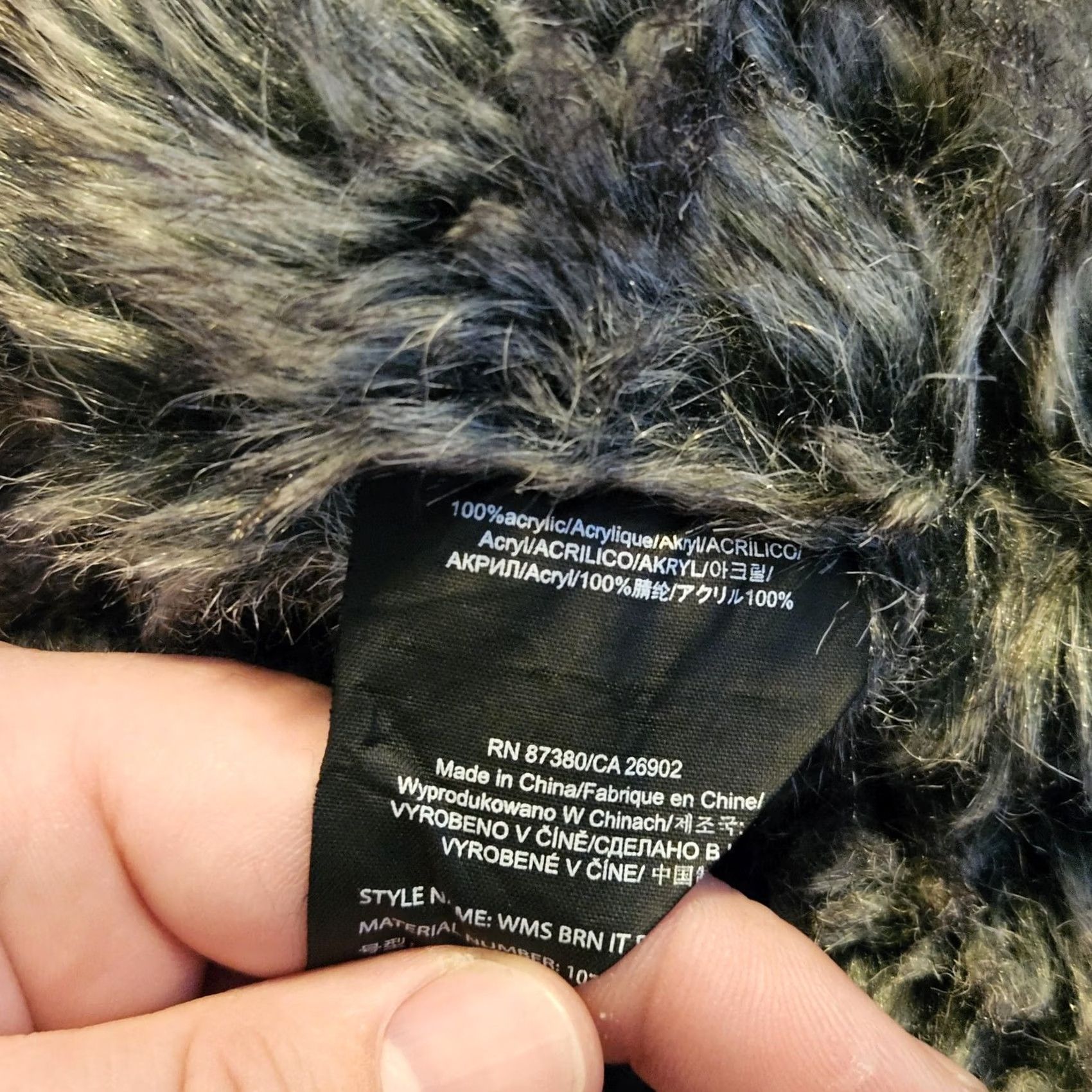 Burton Burton Hat Trapper Knit Ear Flap Faux Fur Lined Womens Black Multicolor Ski Geometric Logo Tasseled Insulated Winter One Size Size ONE SIZE - 5 Thumbnail