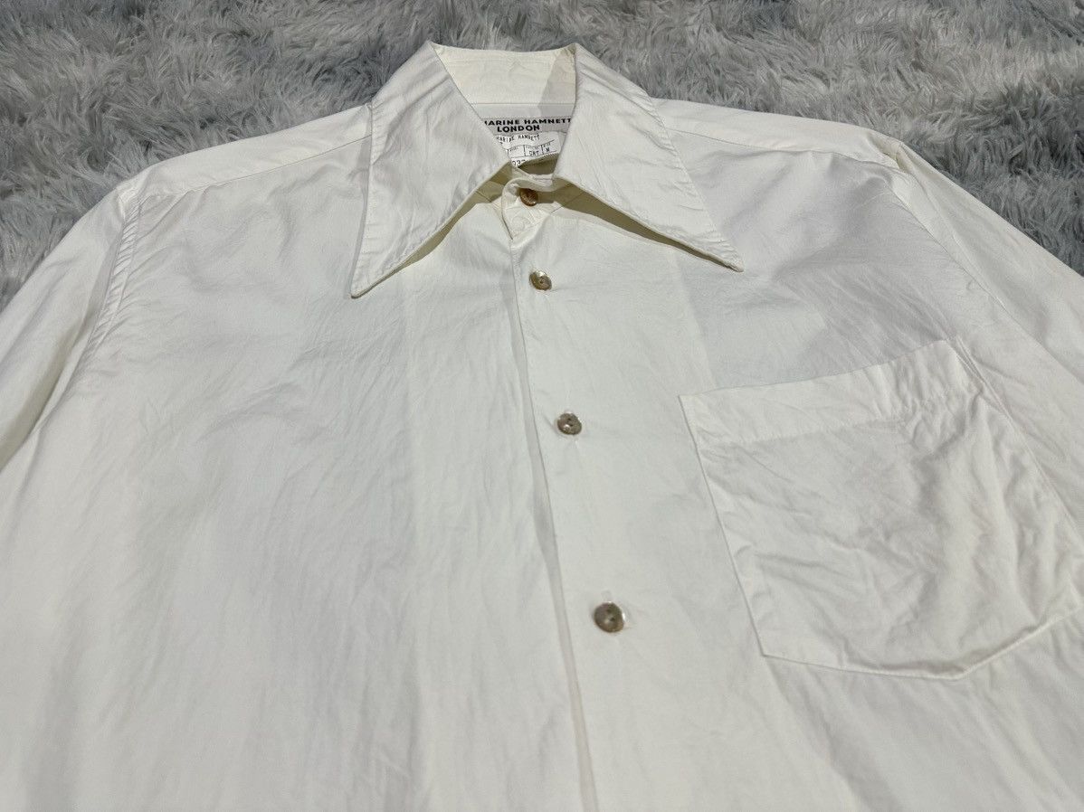 Katharine Hamnett London 🔥Vintage Katharine Hammett London Shirt Dagger Collar Size US M / EU 48-50 / 2 - 3 Thumbnail