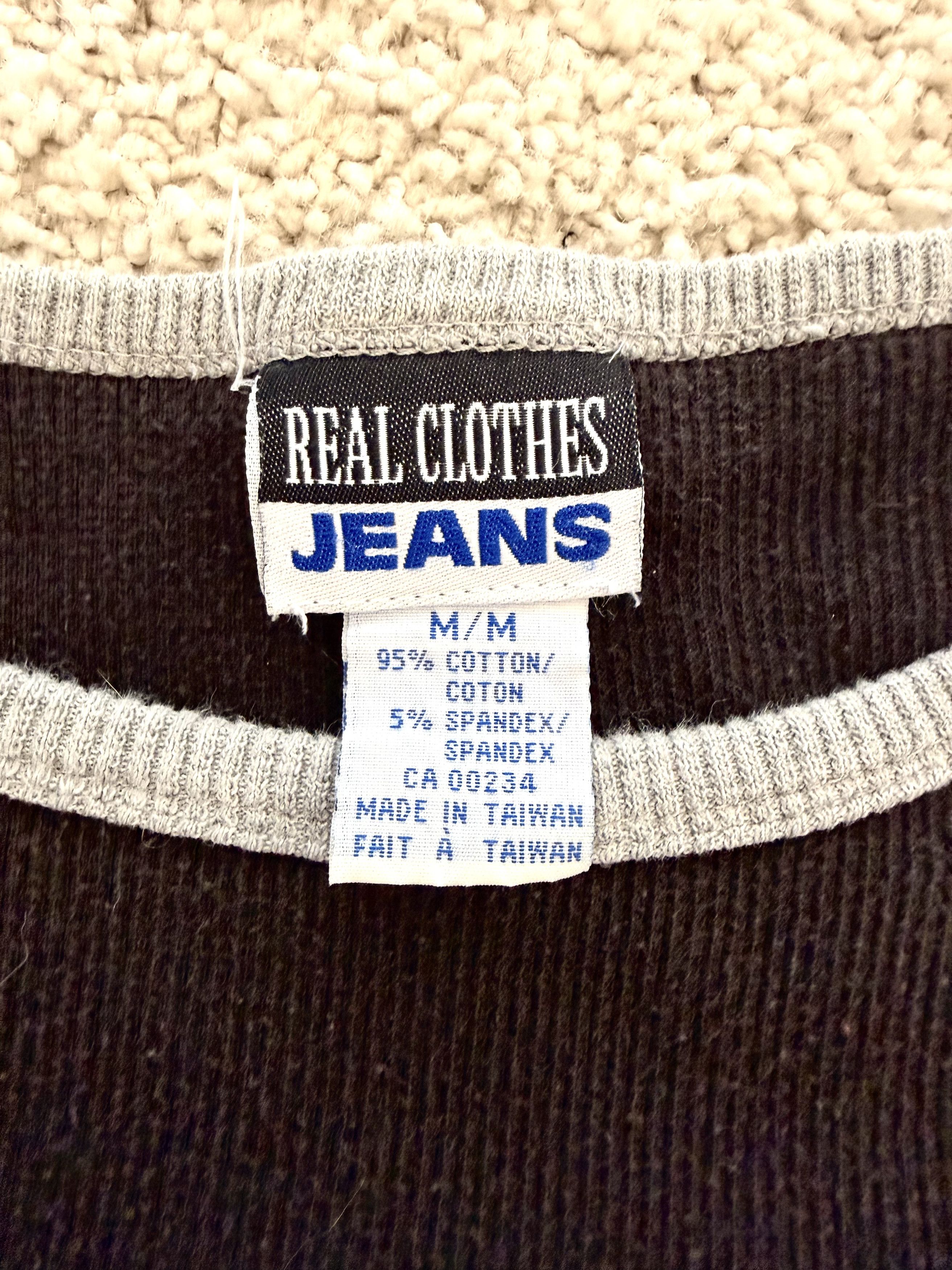 Vintage Real Clothes Jeans Shortsleeve Sweater Size US M / EU 48-50 / 2 - 4 Thumbnail