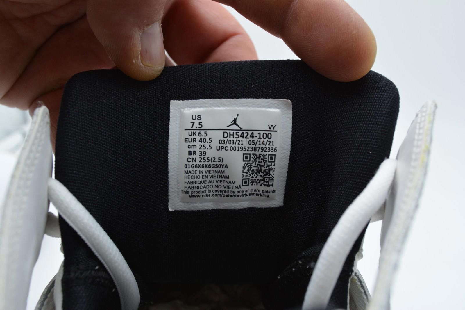 Jordan Brand Nike Air Jordan Flight Club '91 White DH5424-100 Size 7.5 Size US 7.5 / EU 40-41 - 8 Thumbnail