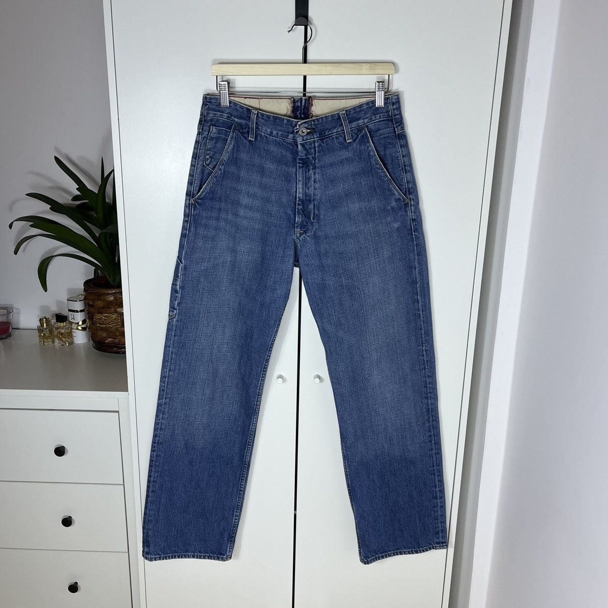 Polo Ralph Lauren Vintage Polo Jeans Ralph Lauren Denim Blue Pocket Jeans Size US 31 - 1 Thumbnail
