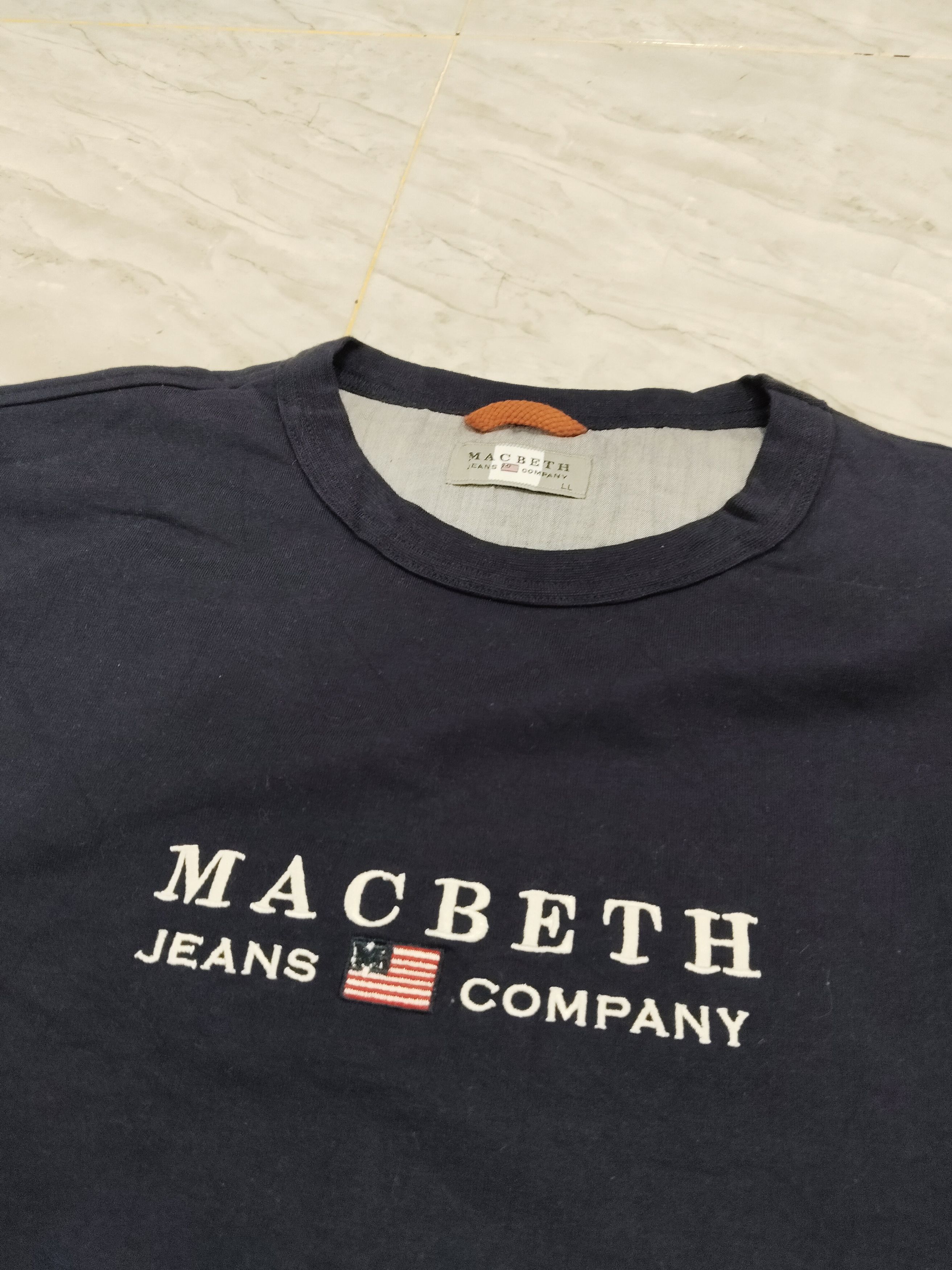 Japanese Brand × Macbeth × Vintage Vintage Macbeth Big Logo Sweatshirt Size US L / EU 52-54 / 3 - 4 Thumbnail