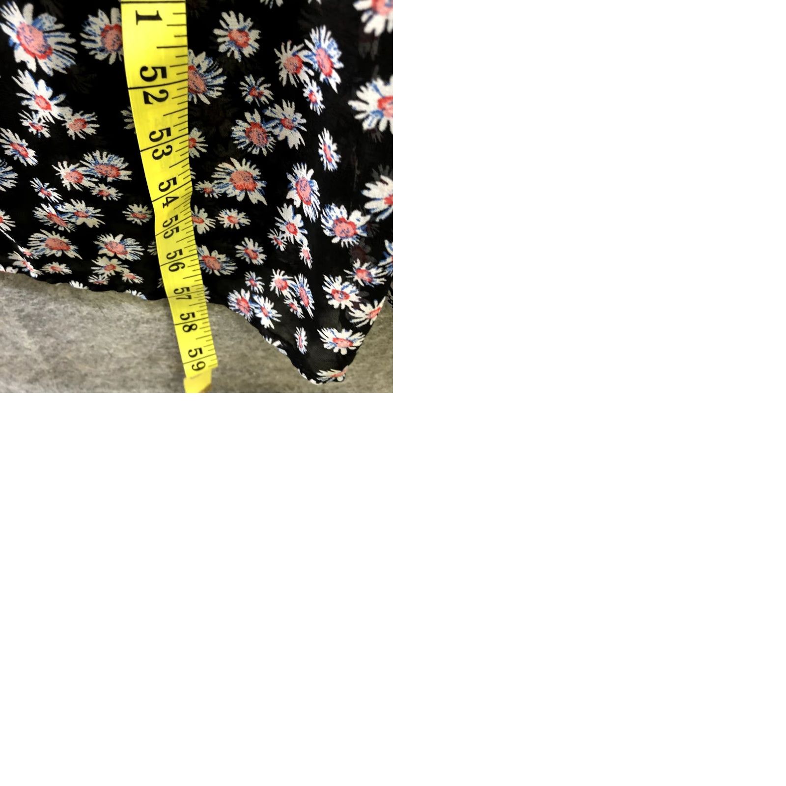 Vintage Heart Soul Maxi Dress M Black Floral Halter Chiffon Sleeveless Front Slits Beach Bohemian Women Women’s M Size M / US 6-8 / IT 42-44 - 9 Thumbnail