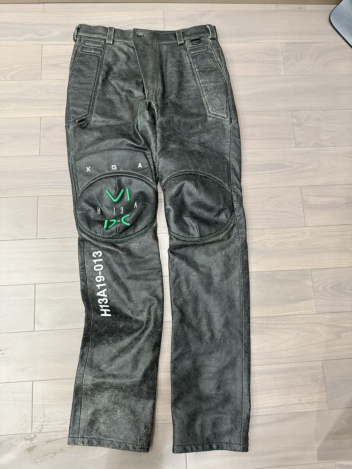 image of Anonymous Club x Hood By Air Leather Pants From 20Fw in Black, Men's (Size 32)