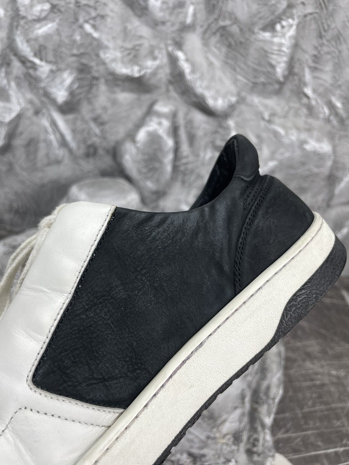Gucci Gucci Black / White Leather Zip Sneakers Size US 9.5 / EU 42-43 - 9 Thumbnail