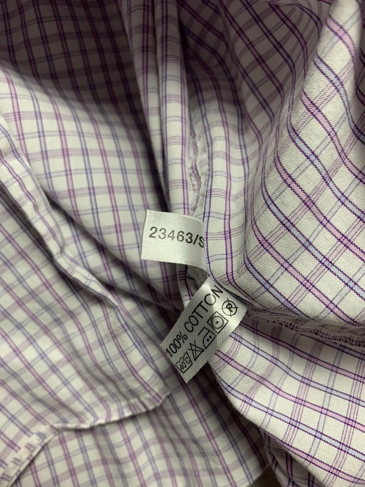 Yves Saint Laurent Vintage Shirt plaid Yves Saint Laurent Pink XL Size US XL / EU 56 / 4 - 7 Thumbnail